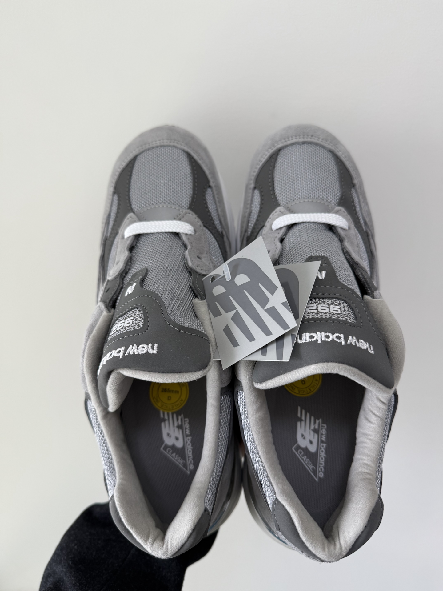 custom review-New Balance NB 992 Амортизация Износостойкий Низкий Топ Беговые кроссовки Унисекс Серый