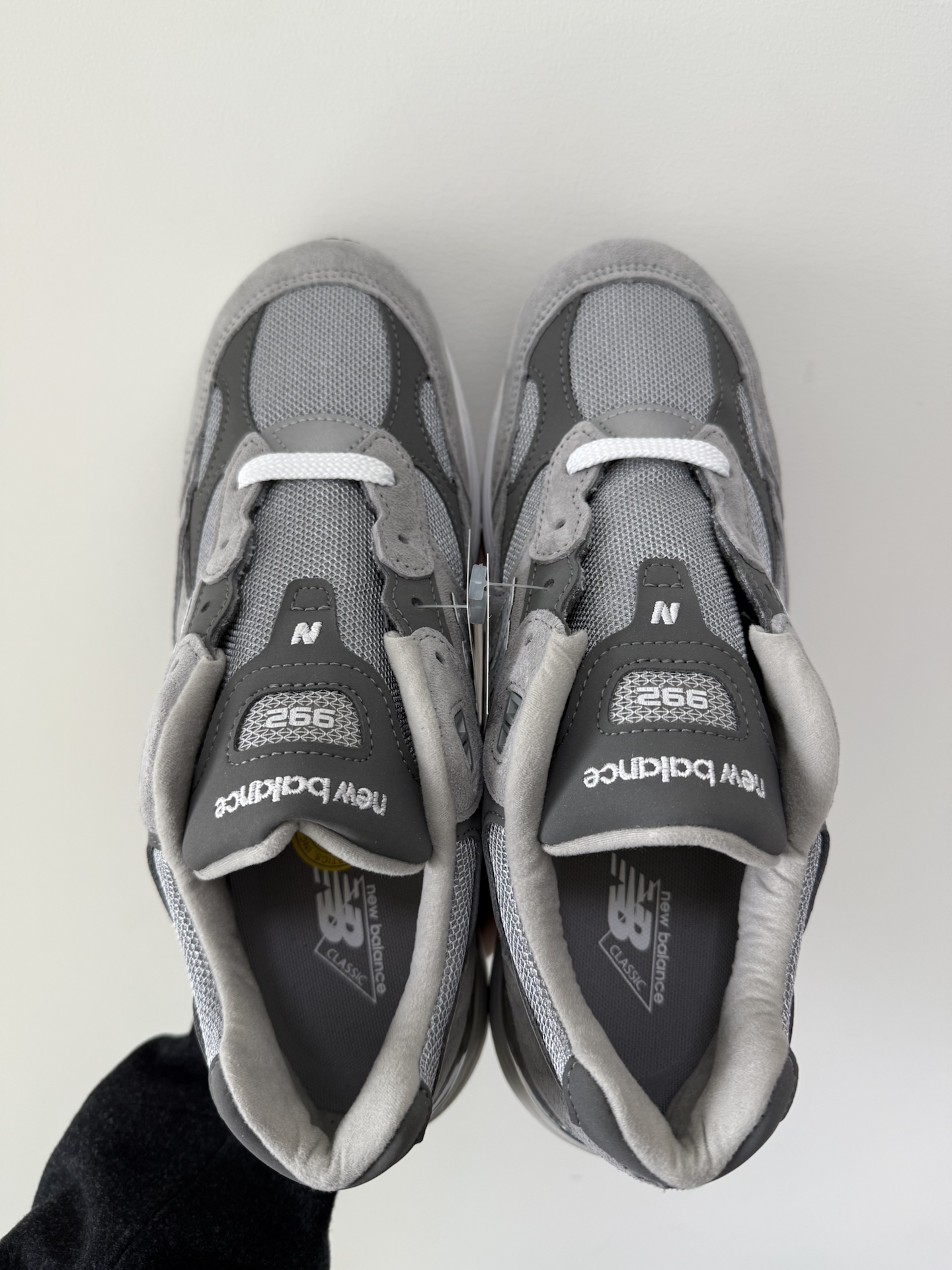 custom review-New Balance NB 992 Амортизация Износостойкий Низкий Топ Беговые кроссовки Унисекс Серый