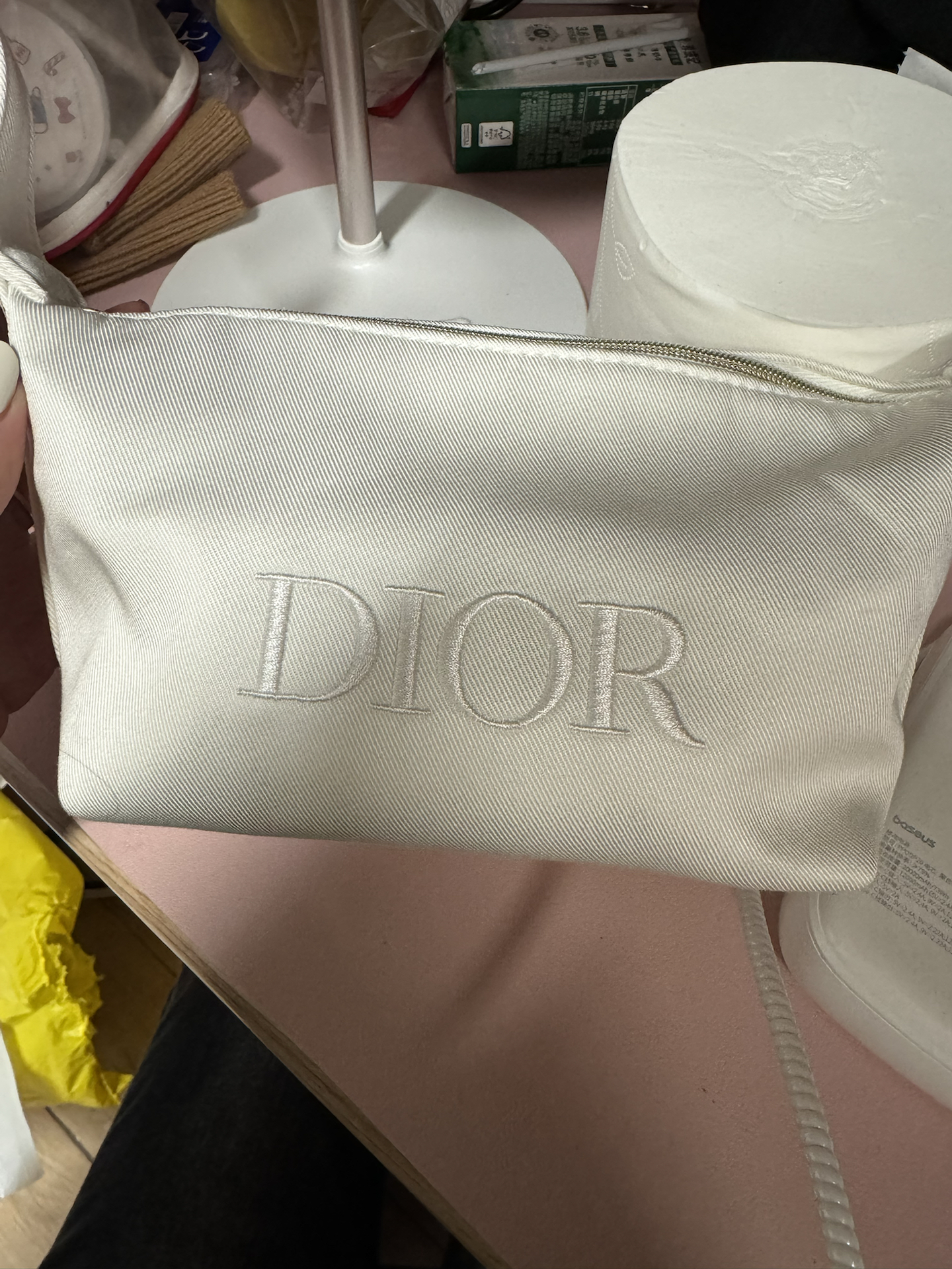 custom review-DIOR Белый Косметика Косметички Хранение