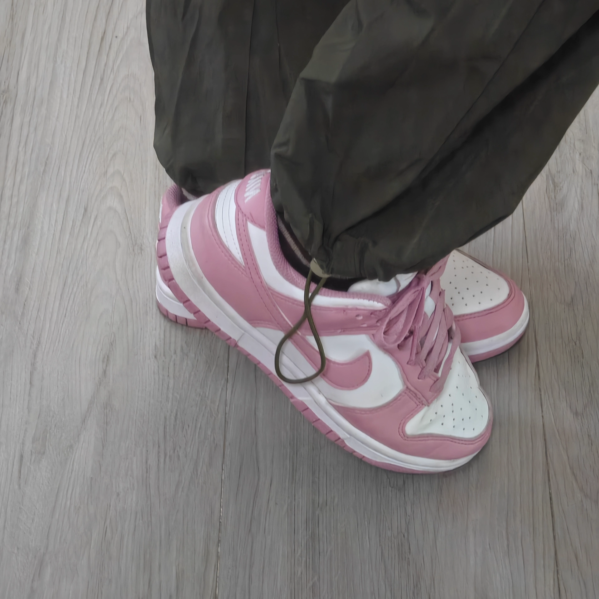 custom review-Nike Dunk Slip-on Устойчивый к истиранию Низкий Топ Скейтбординг Женские Розовые