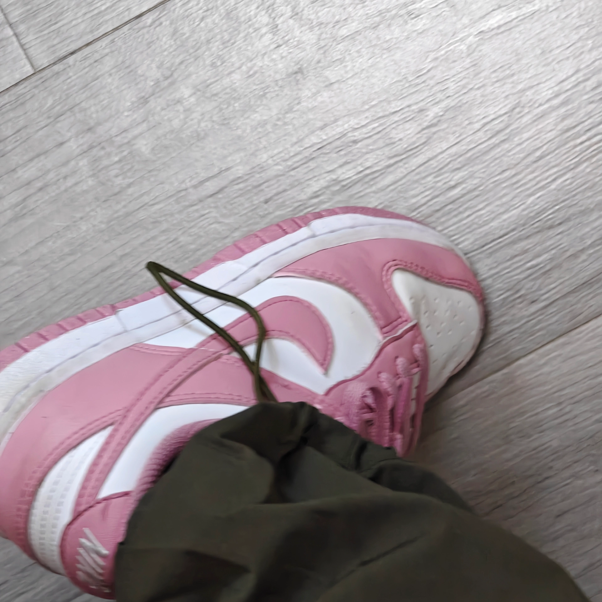 custom review-Nike Dunk Slip-on Устойчивый к истиранию Низкий Топ Скейтбординг Женские Розовые