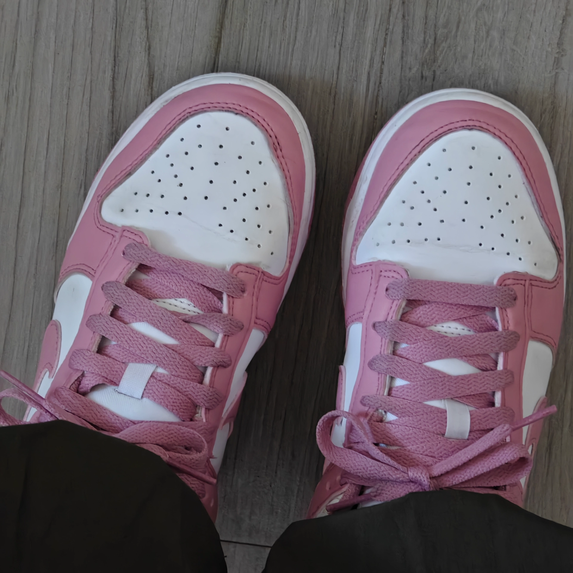 custom review-Nike Dunk Slip-on Устойчивый к истиранию Низкий Топ Скейтбординг Женские Розовые