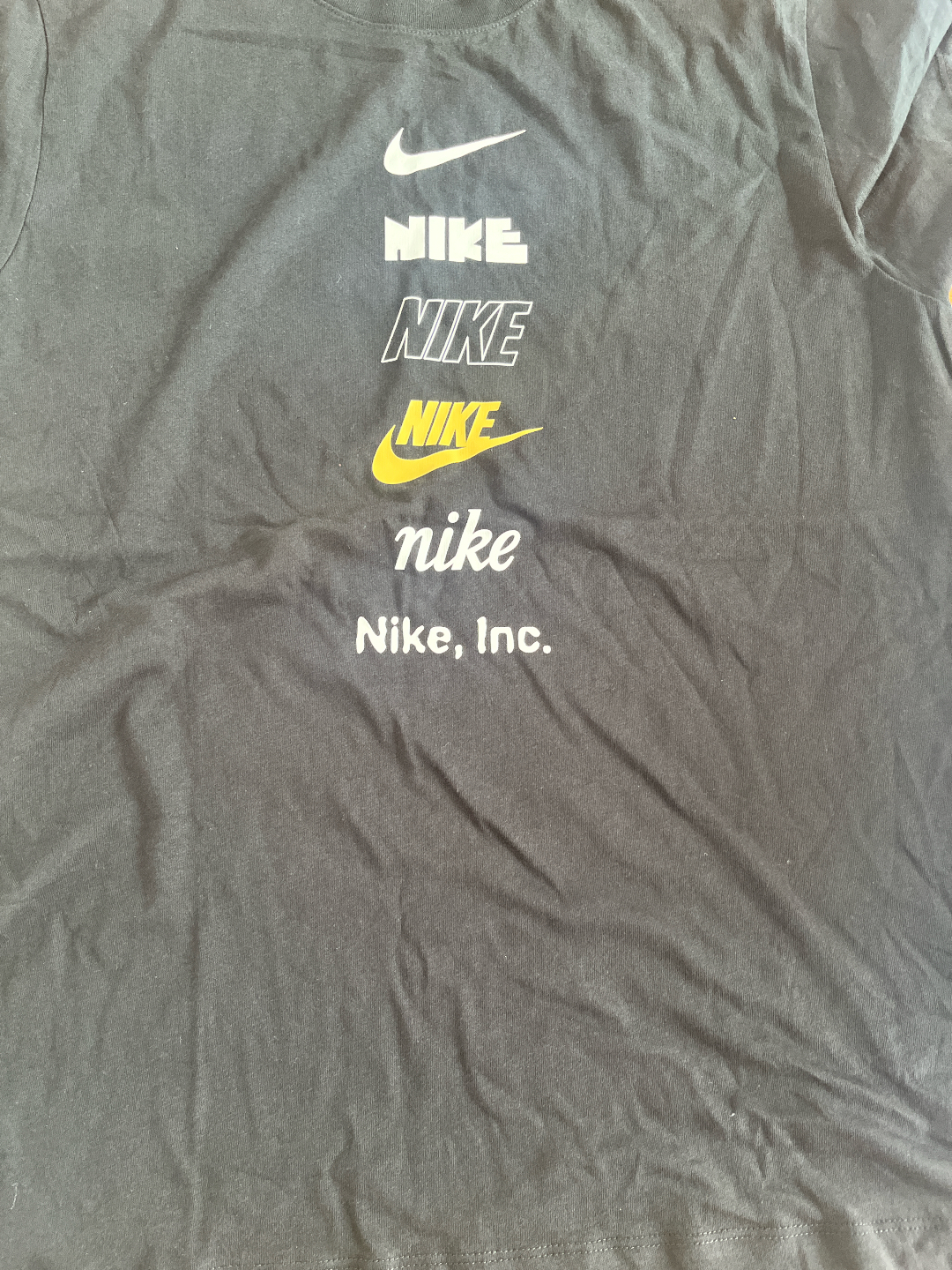 custom review-Мужская черная футболка Nike Sportswear T