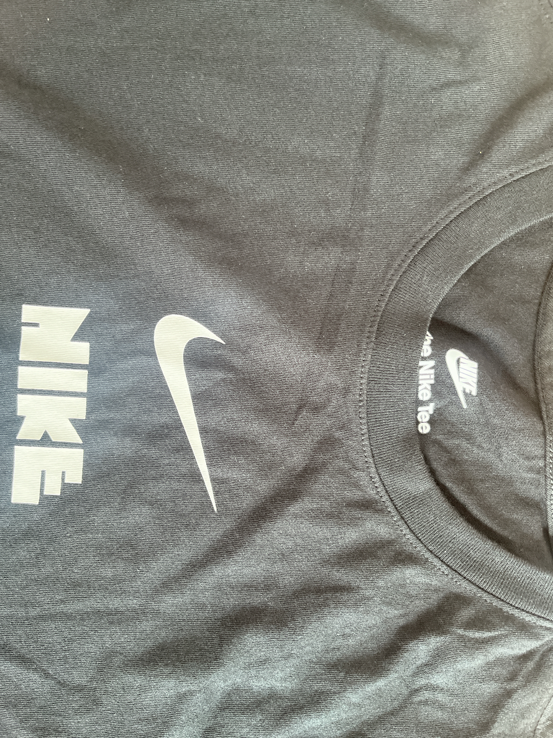 custom review-Мужская черная футболка Nike Sportswear T