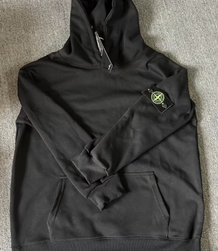 custom review-STONE ISLAND Свитшот Мужской Черный