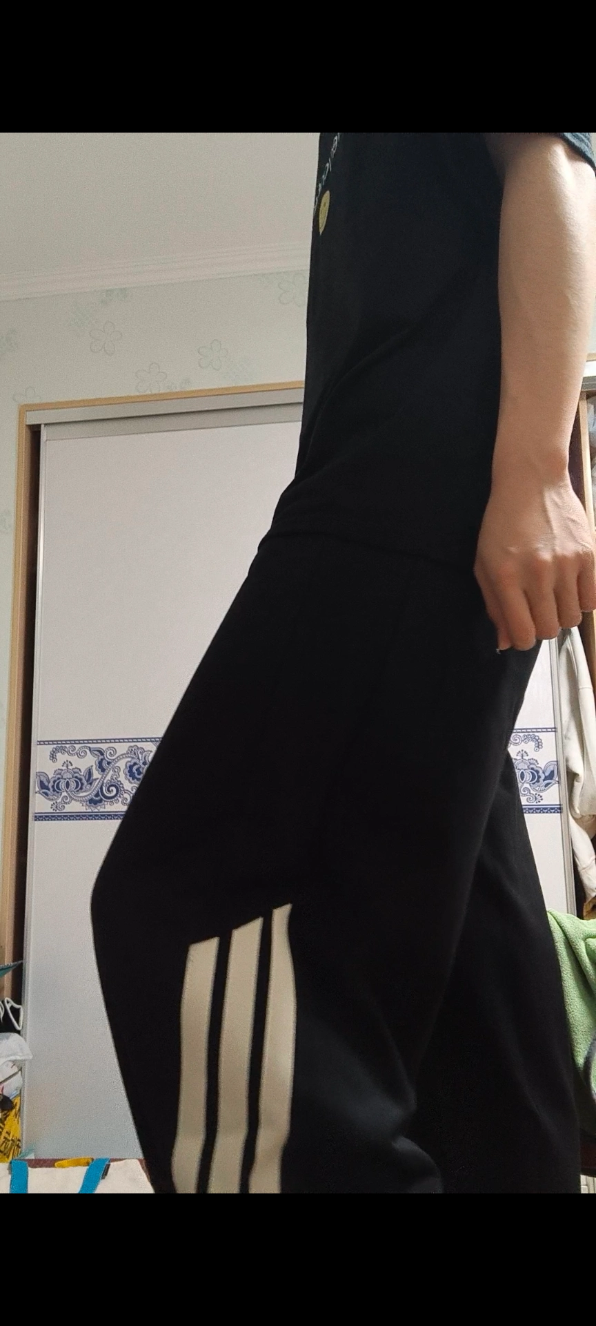 custom review-Adidas Вязаные тренировочные штаны унисекс черные