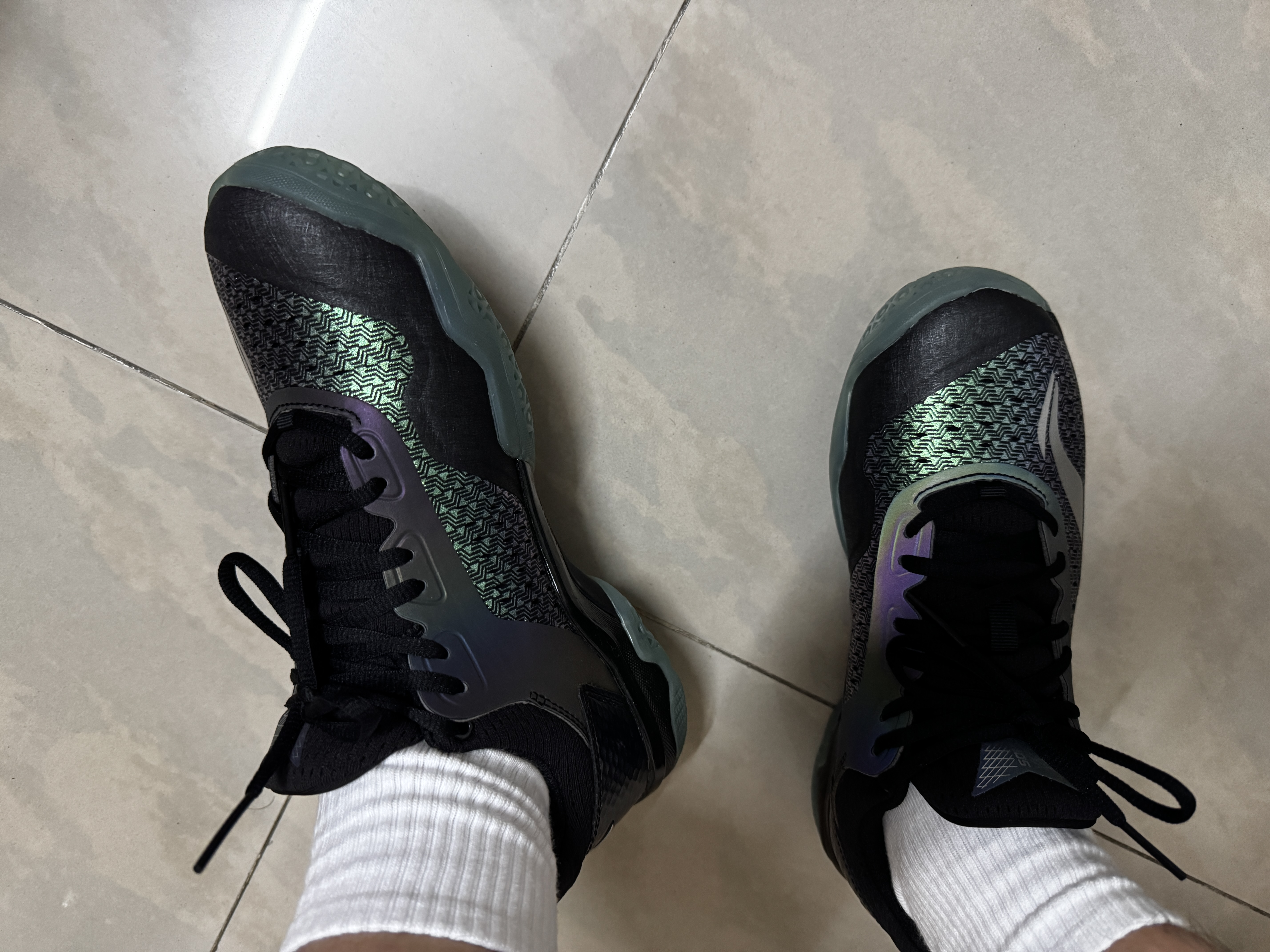 custom review-Li NING Sonic Boom 1,0 Градиентная Амортизация Противоскользящая Устойчивая к износу Низкая Обувь для Бадминтона Мужская