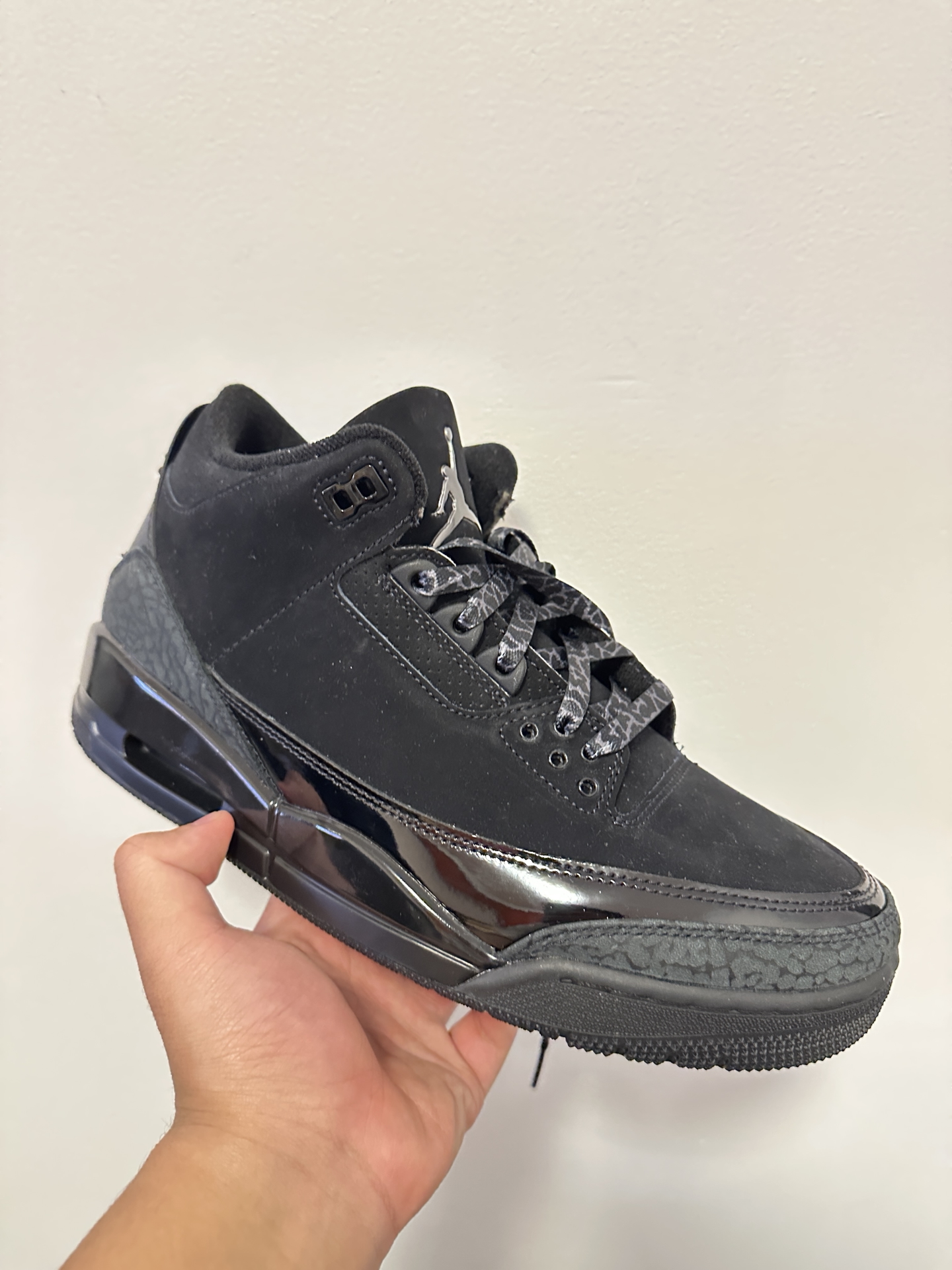 custom review-Jordan Air Джордан 3 Нижняя юбка Устойчивая к истиранию MID Топ Винтажные баскетбольные кроссовки Мужской Черный