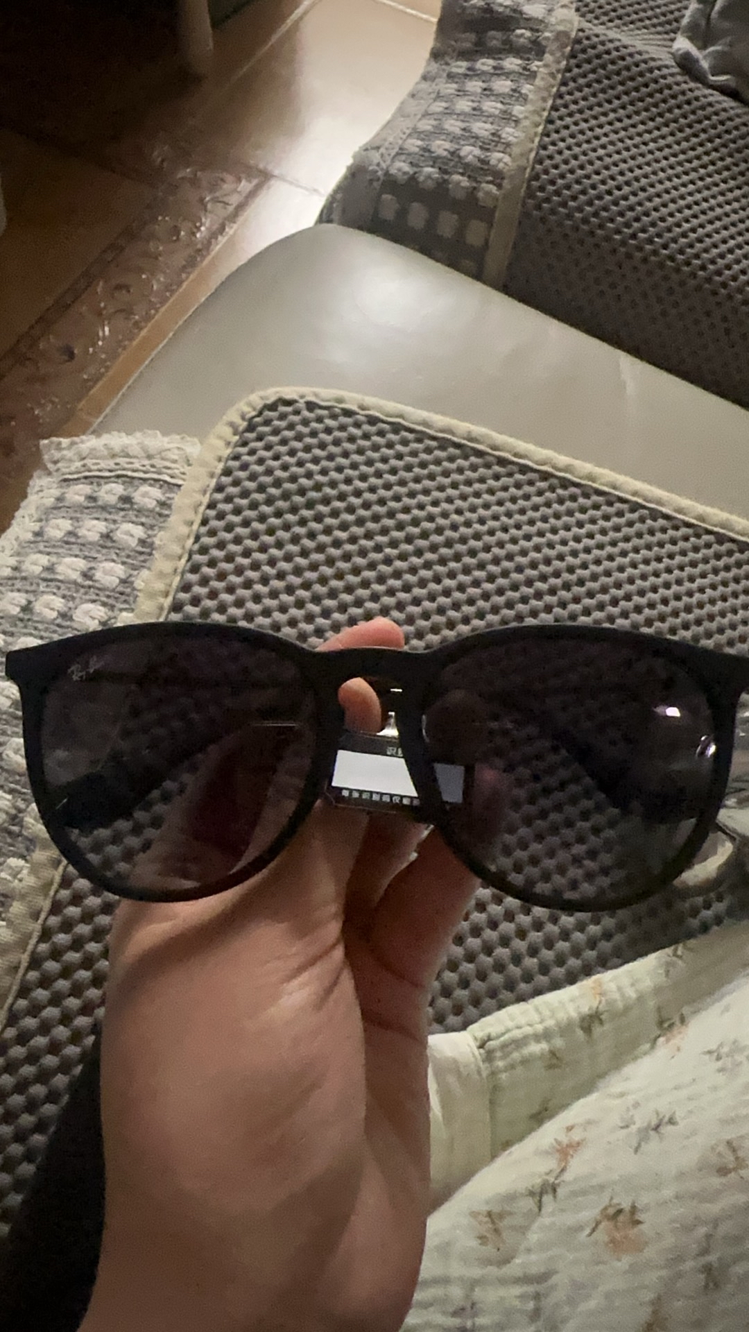 custom review-RayBan Aviator Солнцезащитные очки Женские Черная оправа Серый градиент Объектив