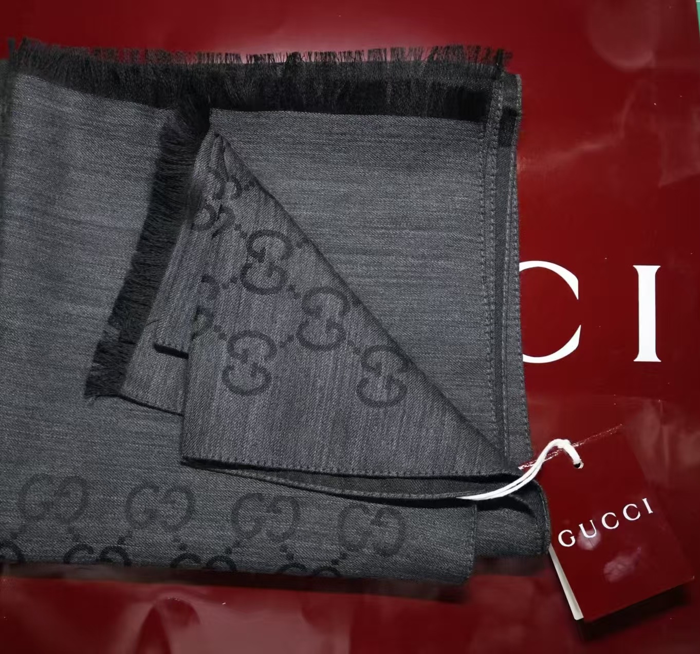 custom review-GUCCI GG Шерсть Шали Унисекс