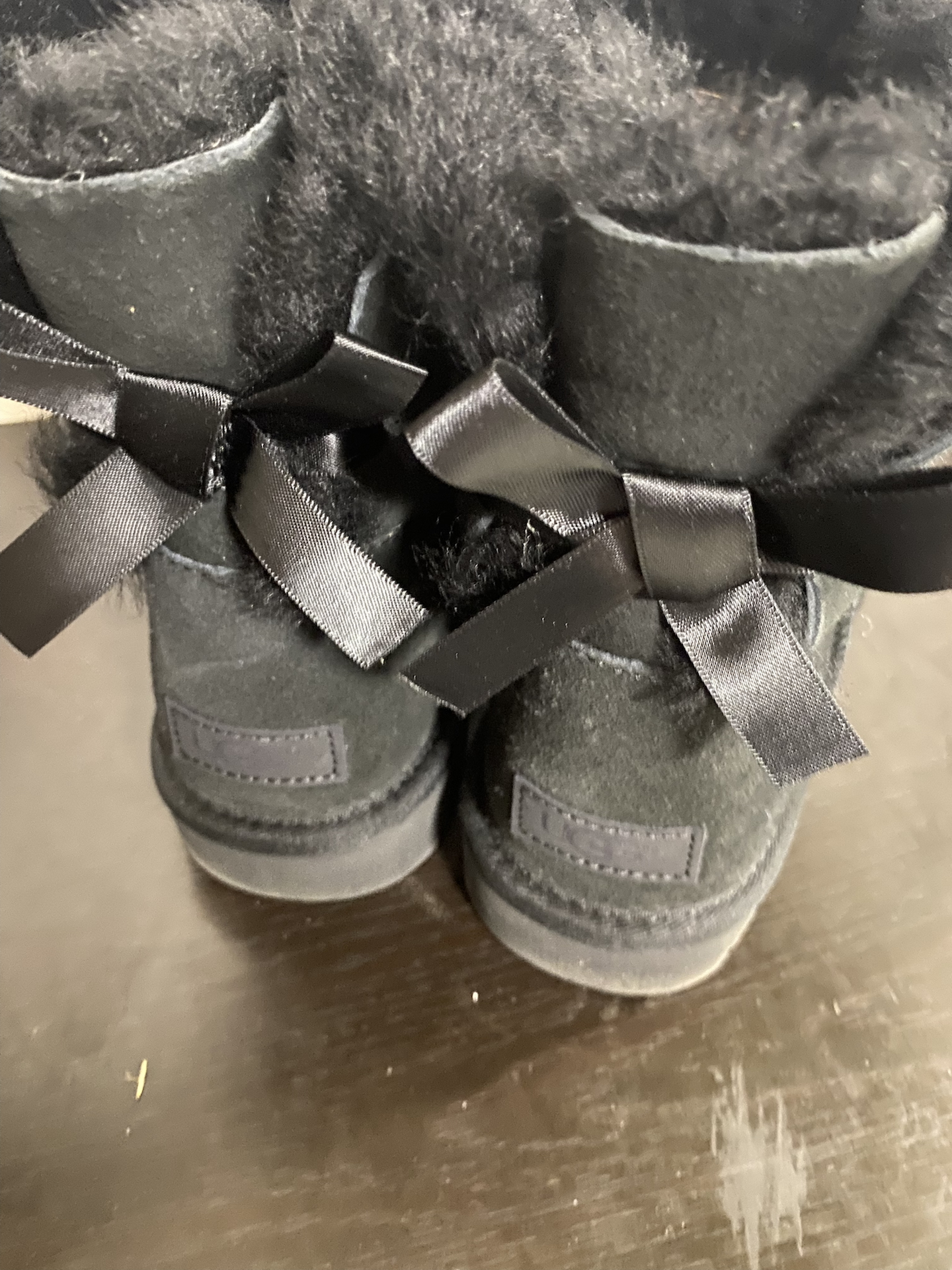 custom review-UGG Bailey Короткий Снегобут Женские Черные