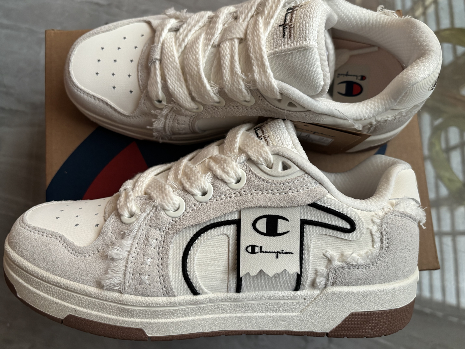 custom review-Champion Low Top Скейтборд Кроссовки Унисекс Молочно-белый