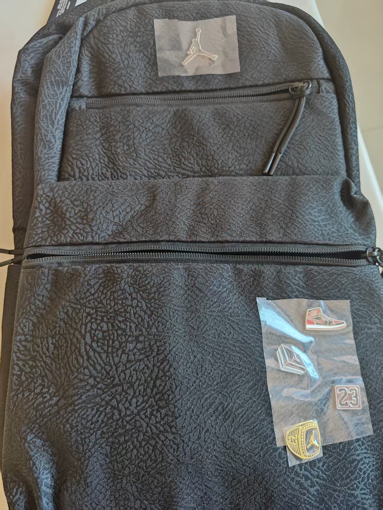 custom review-Jordan Полиэстер Баскетбольная Сумка Рюкзак Стандартный (Standard) Унисекс Черный