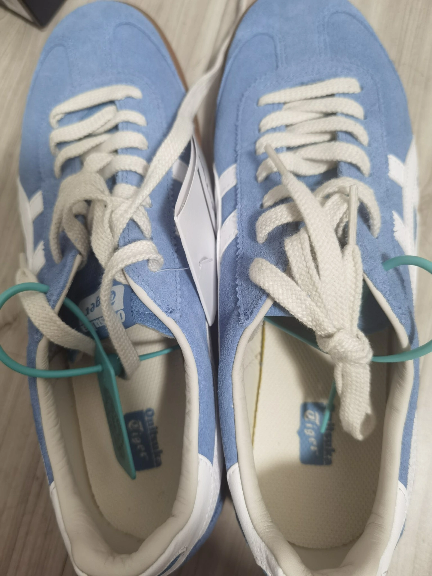 custom review-Onitsuka Tiger Tokuten Slip-Resistant Ударостойкие Низкие Кеды для Скейтбординга Унисекс Синие Белые