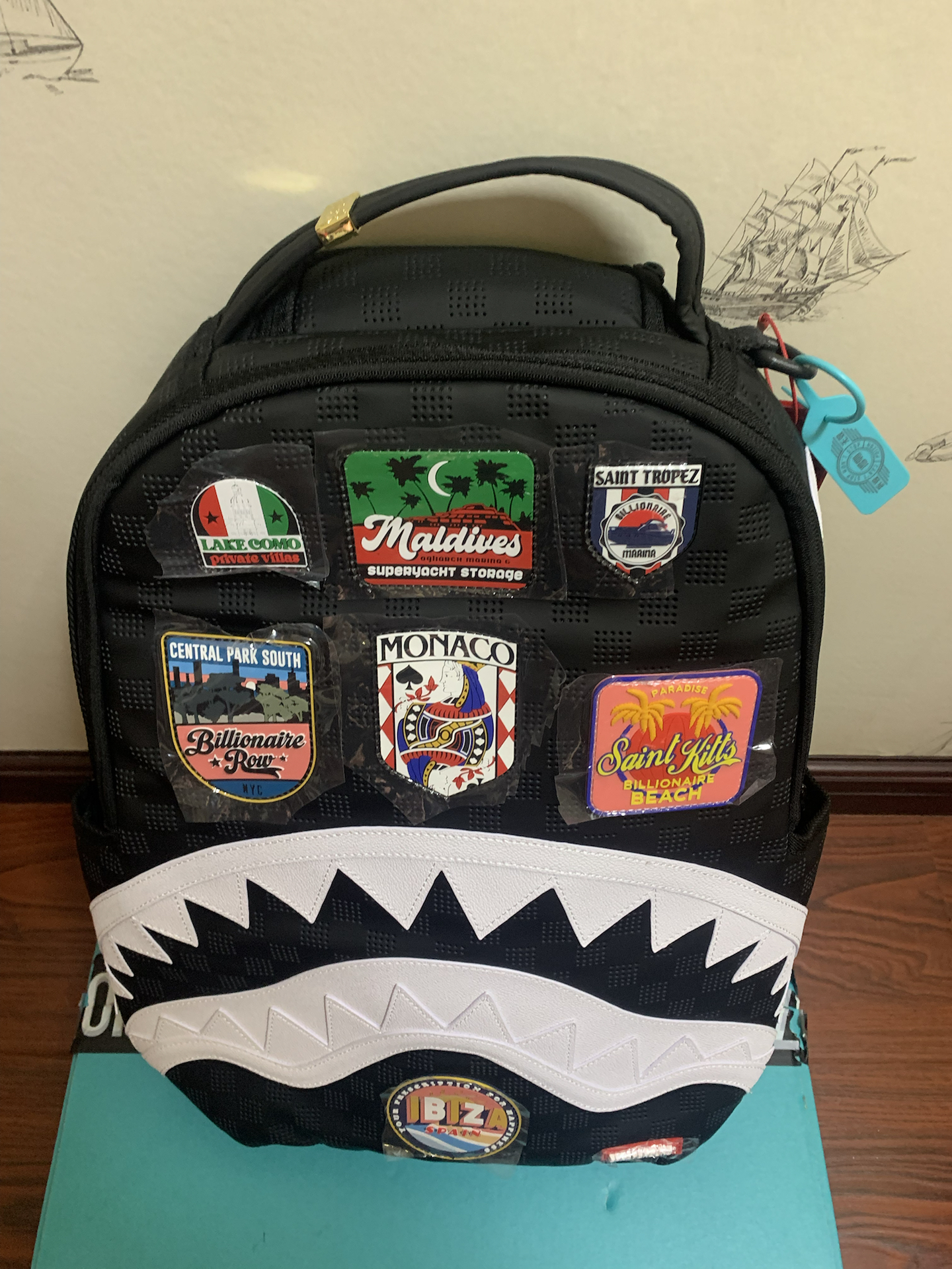 custom review-SPRAYGROUND Рюкзак из ПВХ большой унисекс черный