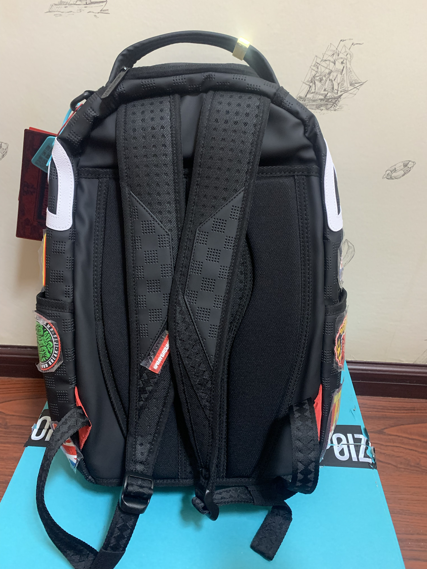 custom review-SPRAYGROUND Рюкзак из ПВХ большой унисекс черный