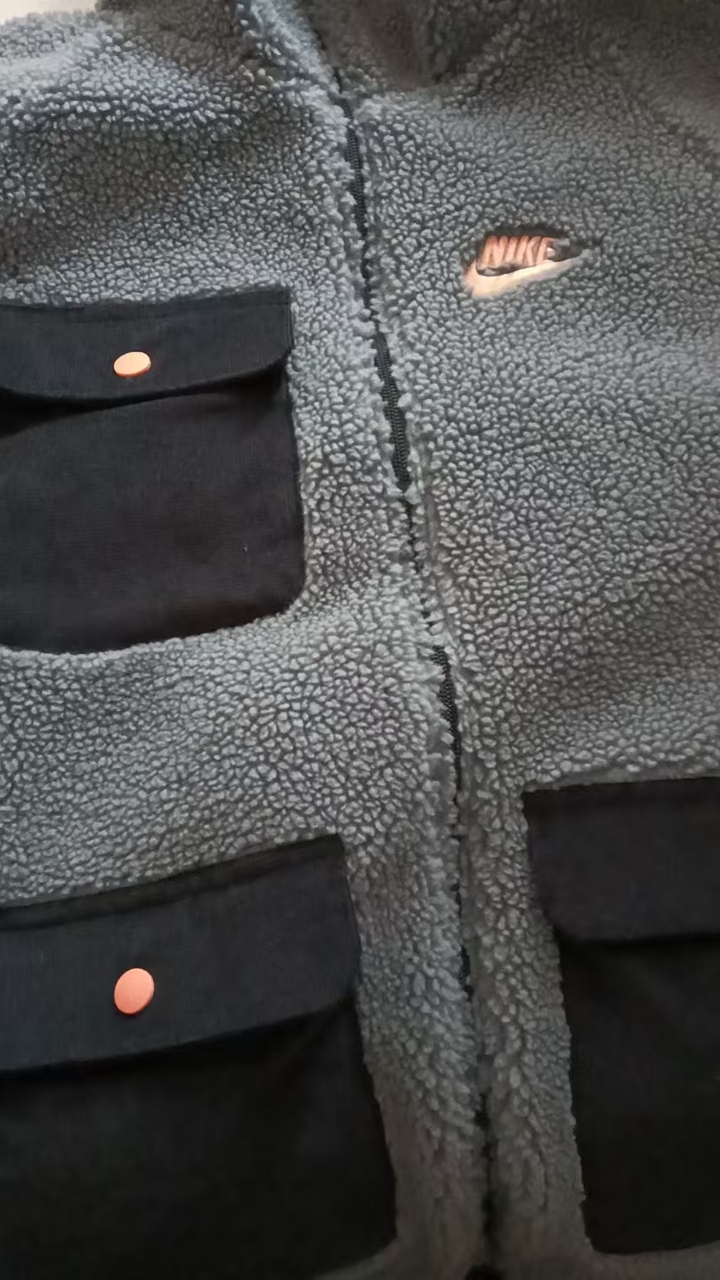 custom review-Nike Cold Gray Мужские Куртки