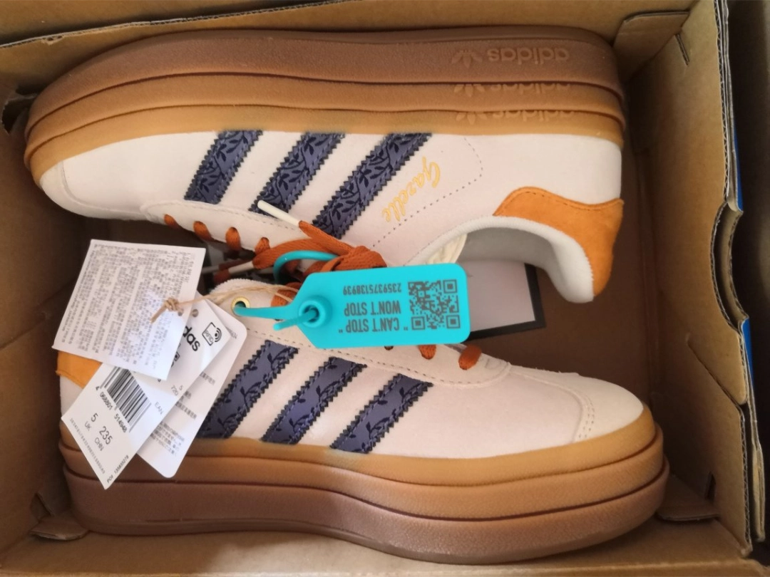 custom review-Adidas Originals GAZELLE BOLD Устойчивые к истиранию Низкие Кроссовки для скейтбординга Женские Бежево-коричневые