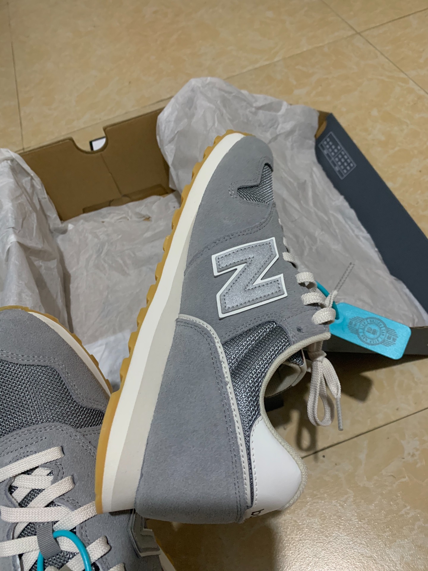 custom review-New Balance NB 373 Устойчивый к истиранию Низкий Топ Casual Унисекс Серый