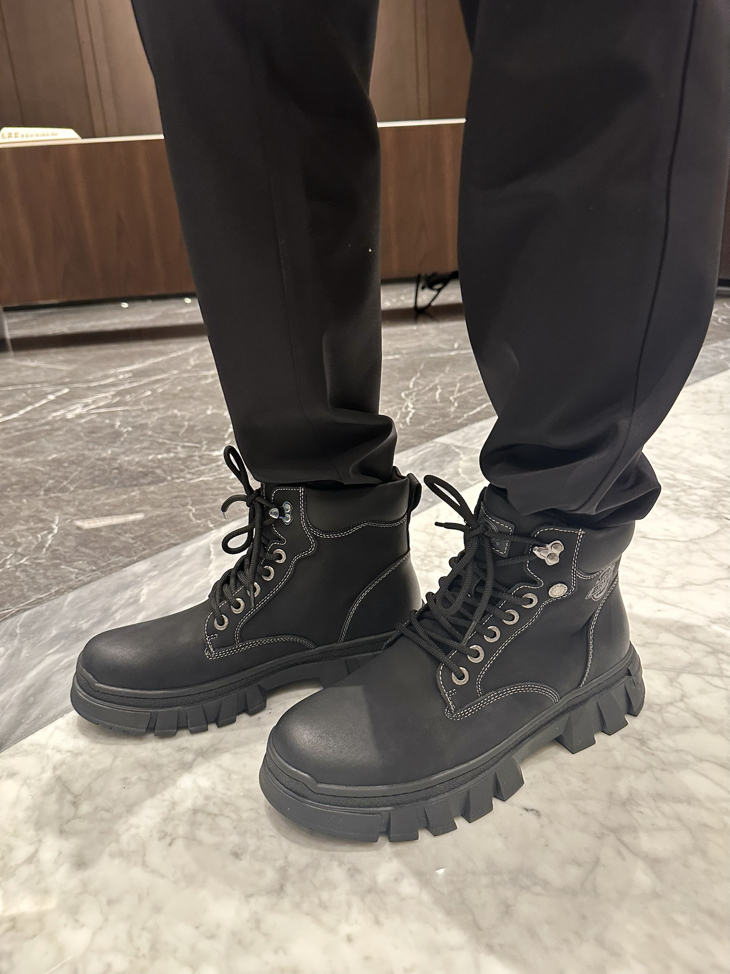 custom review-Dickies Короткий ботинок Martin Мужской Черный