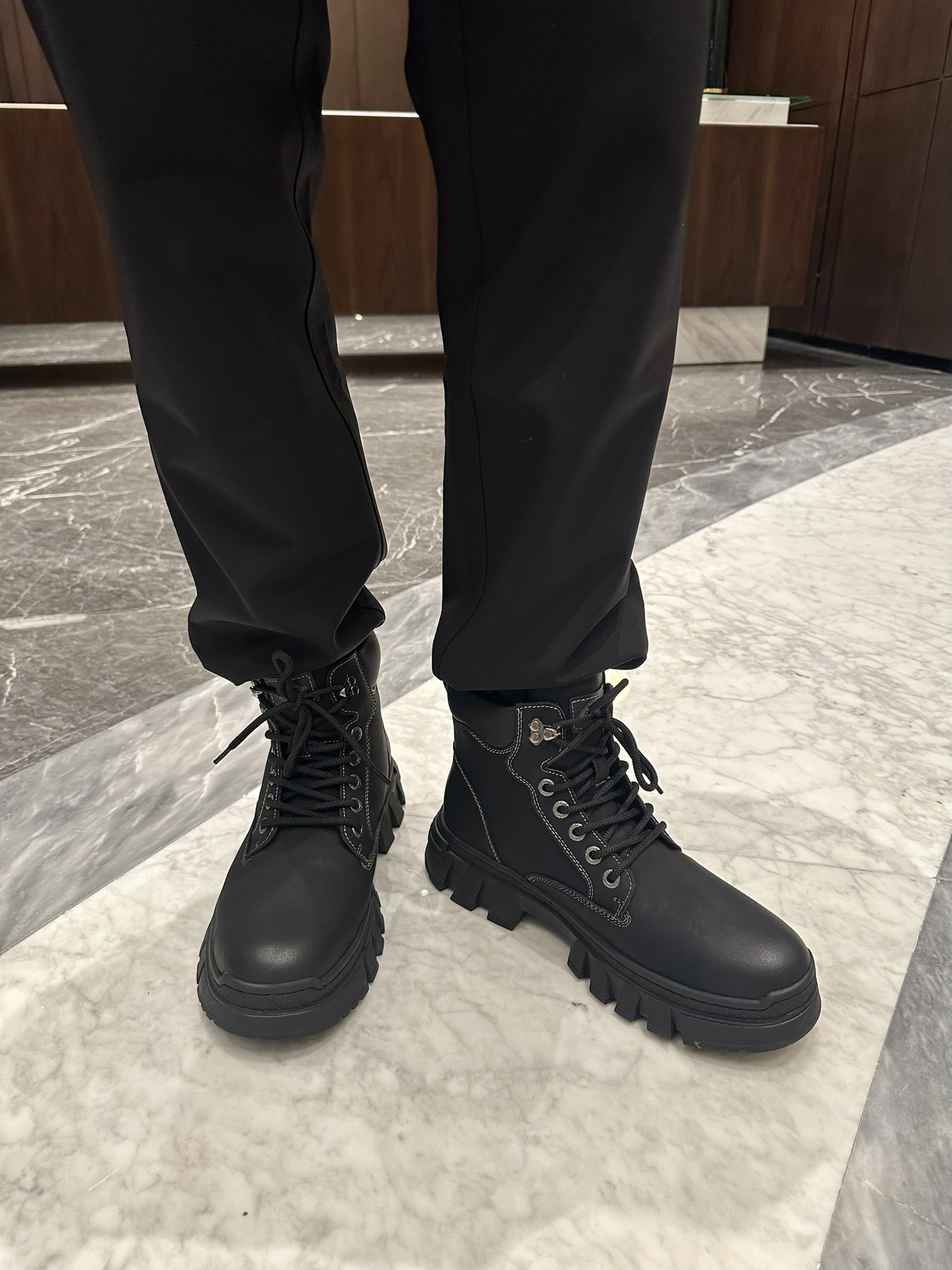 custom review-Dickies Короткий ботинок Martin Мужской Черный