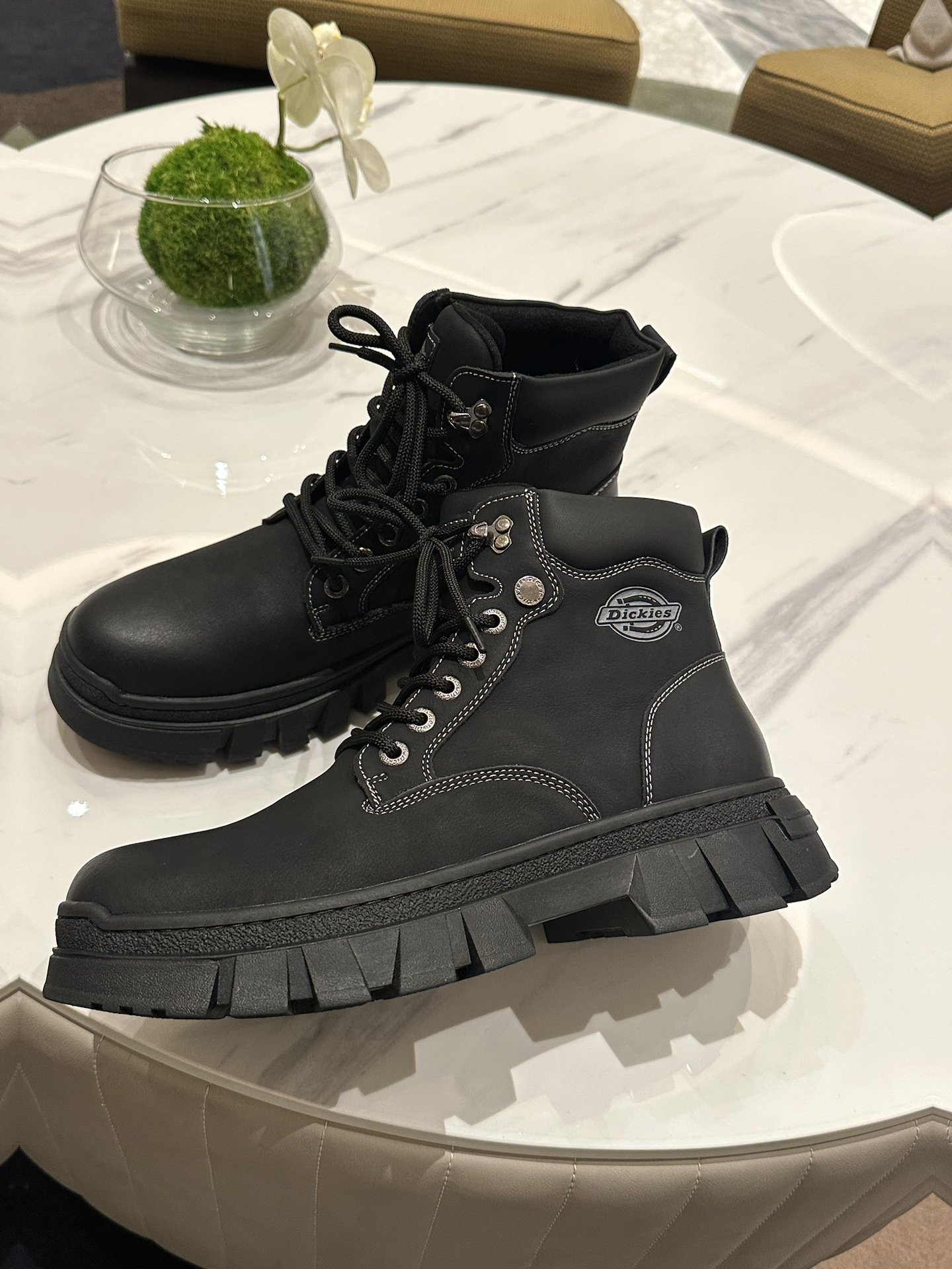 custom review-Dickies Короткий ботинок Martin Мужской Черный