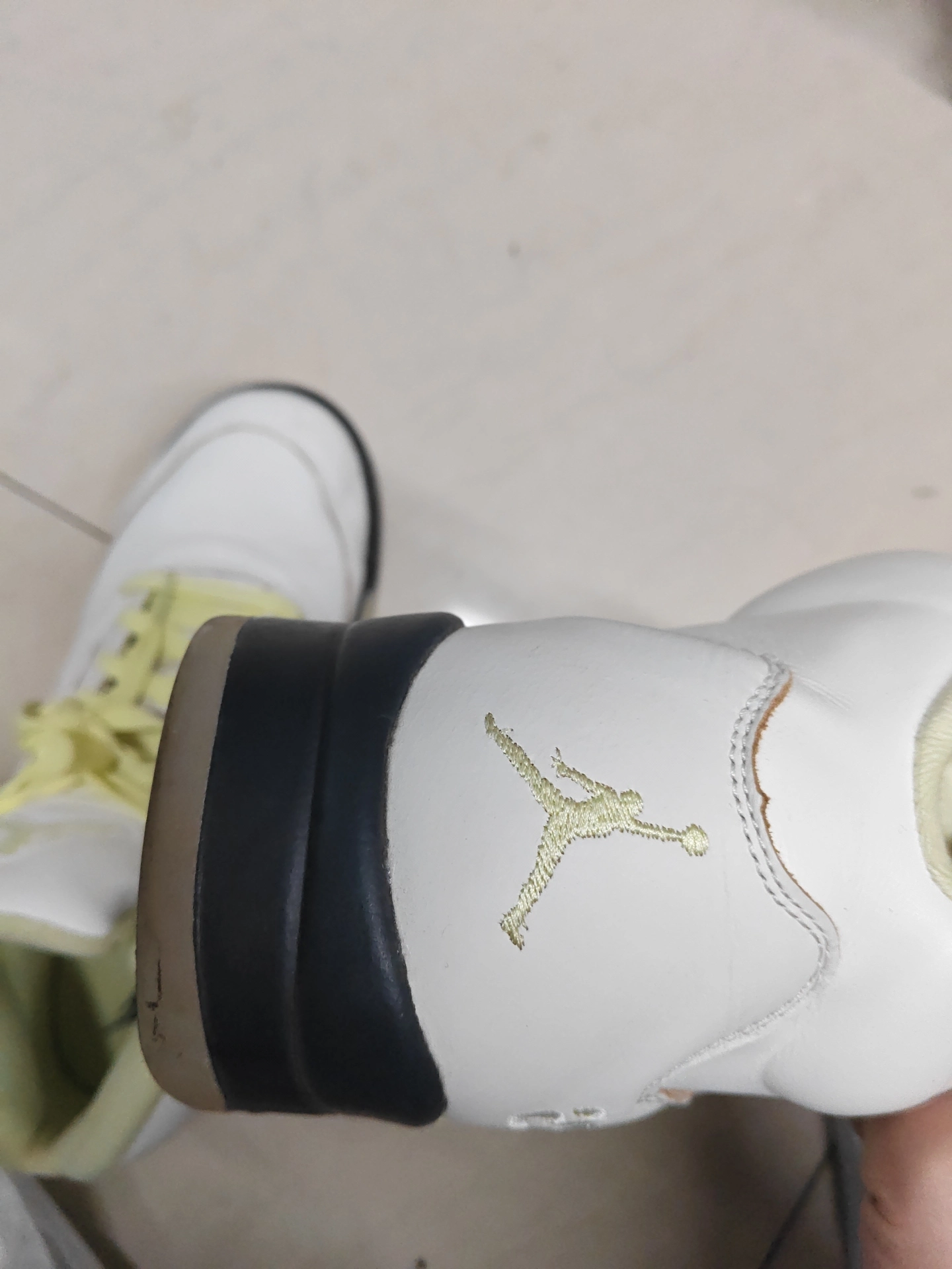 custom review-Jordan Air Джордан 5 Дышащий Высокий Топ Винтажные Баскетбольные Кроссовки Женские Бежевые