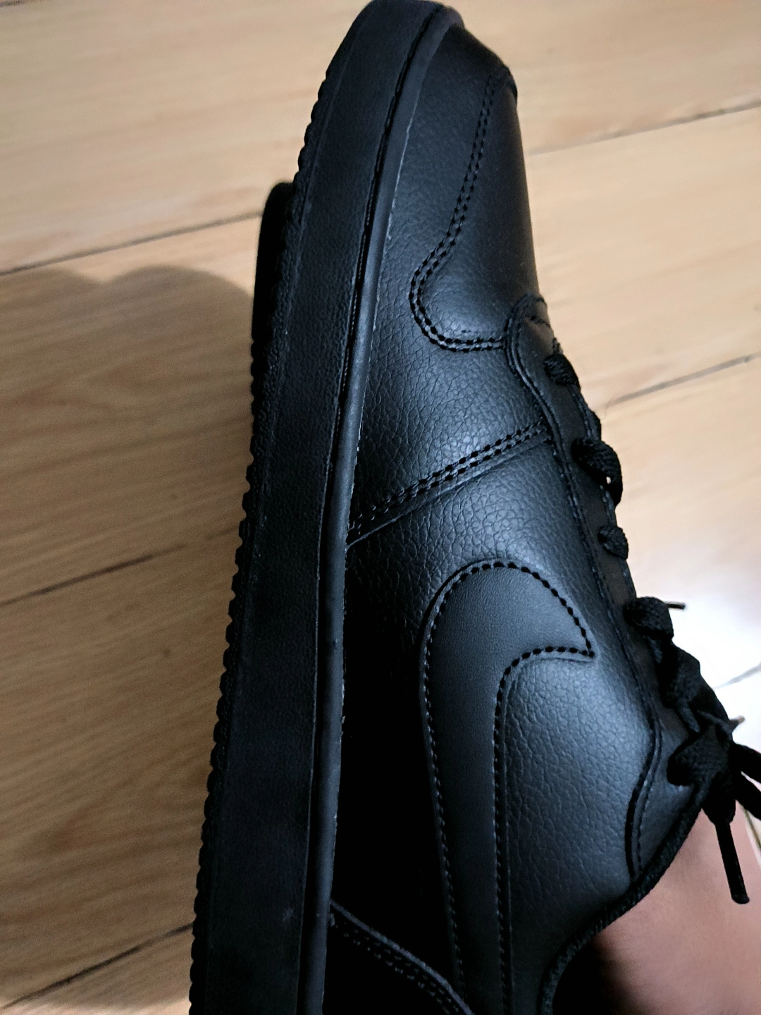 custom review-Nike EBERNON Low Винтажная модель Низкие кеды Скейтборд Обувь Мужская Черная