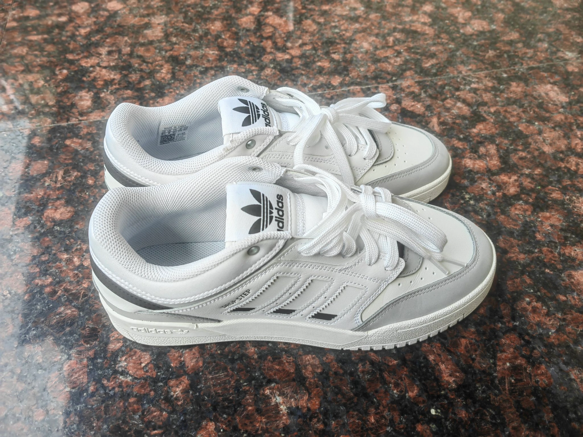 custom review-Adidas Originals Drop Step Low Скейтборд Кроссовки Топ Унисекс Белый Серый