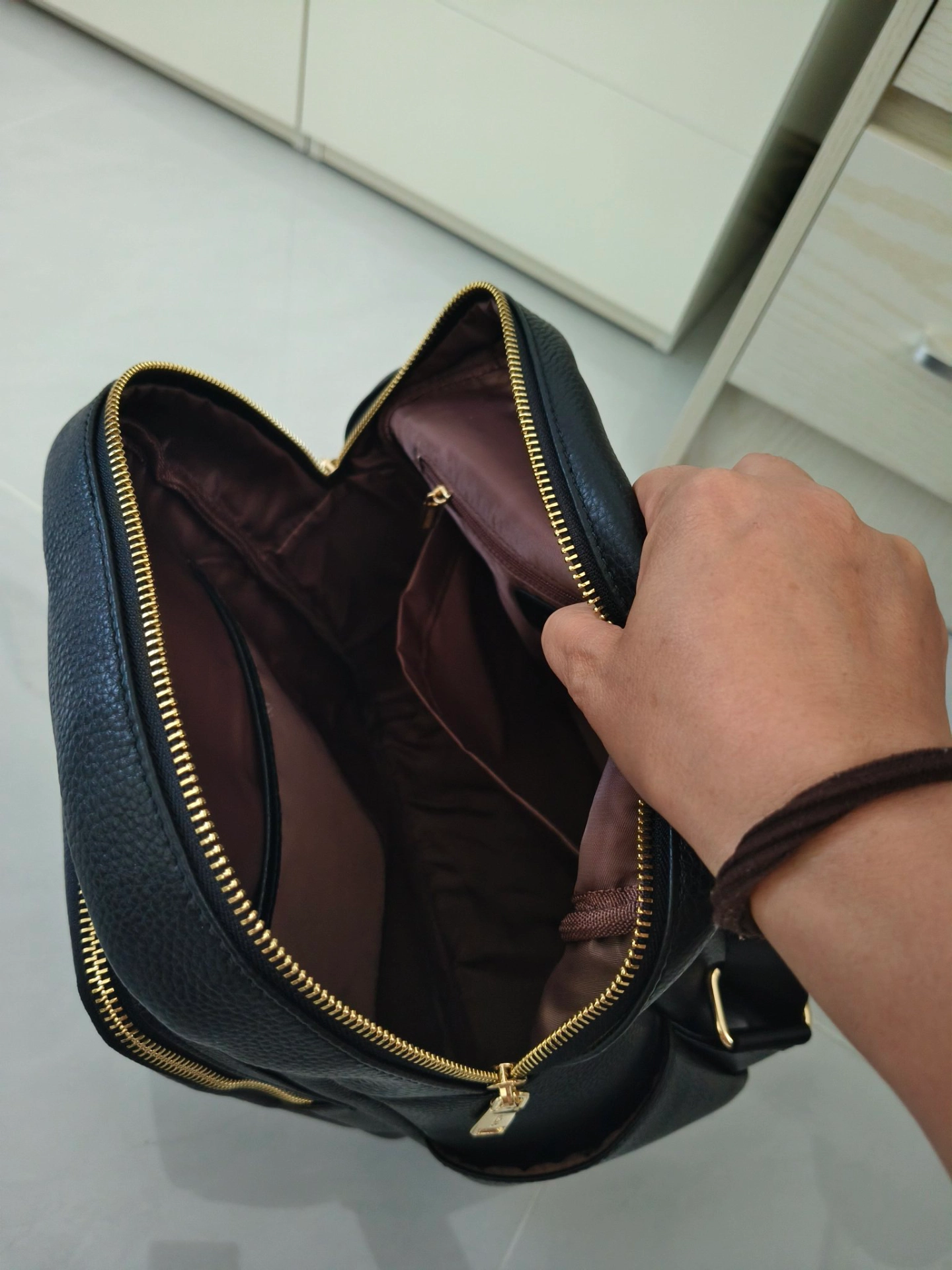 custom review-MILLIE'S Рюкзак из коровьей кожи Стандартный (Standard) Женский Черный