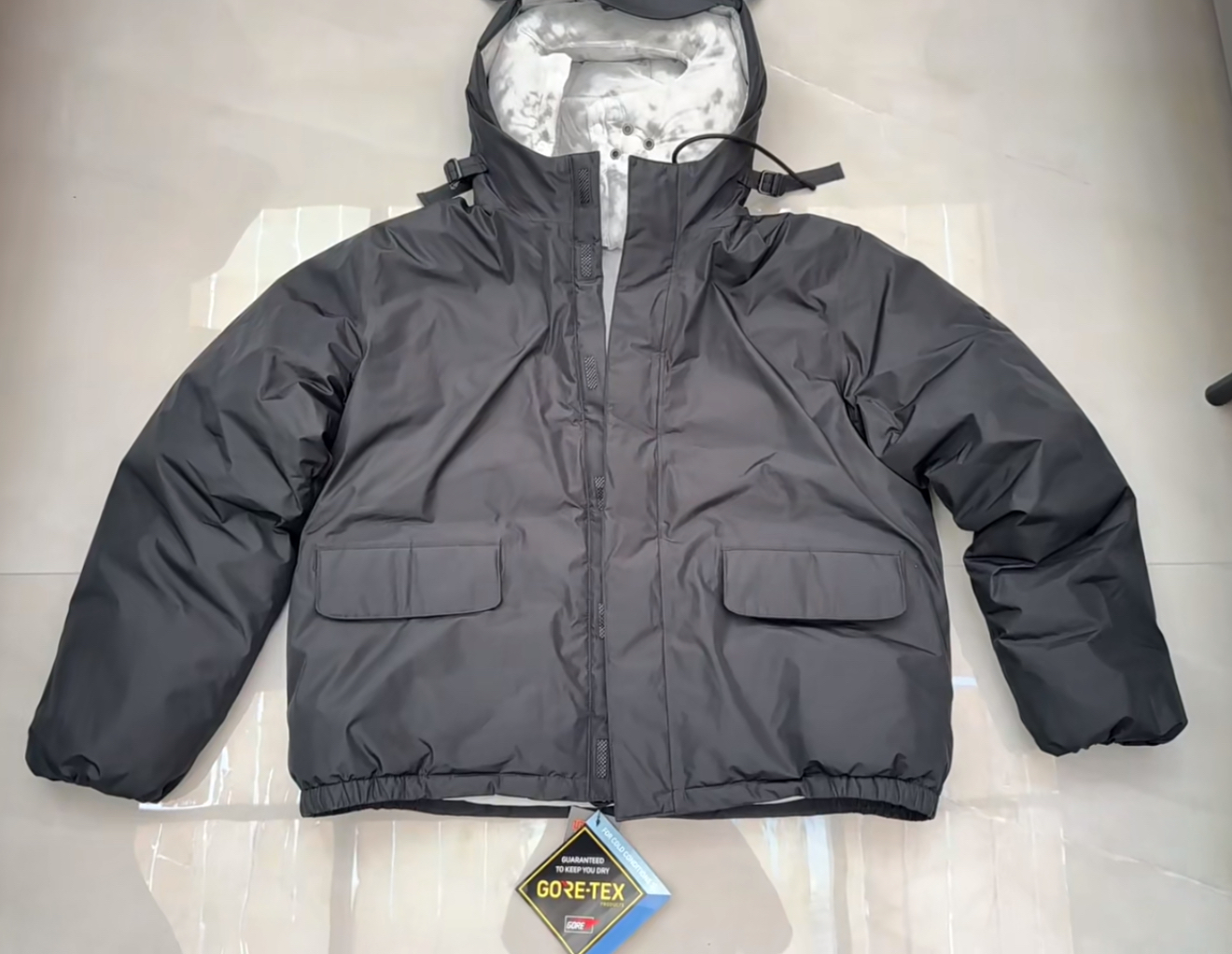 custom review-nike Sportswear Поход Водонепроницаемый и Ветрозащитный Ветровка Мужской Черный