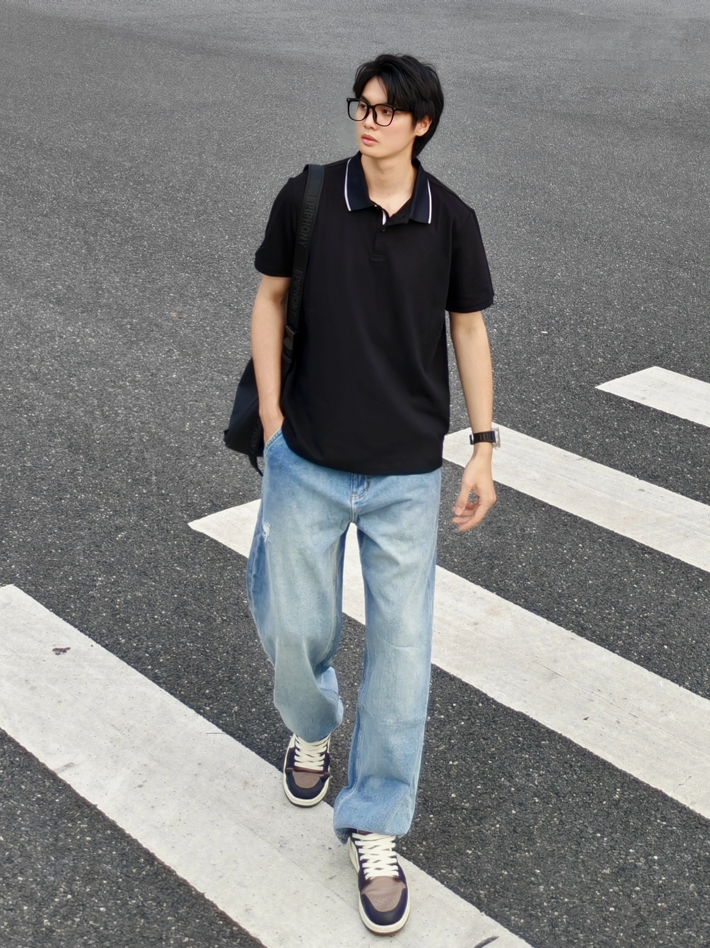 简约男友风穿搭