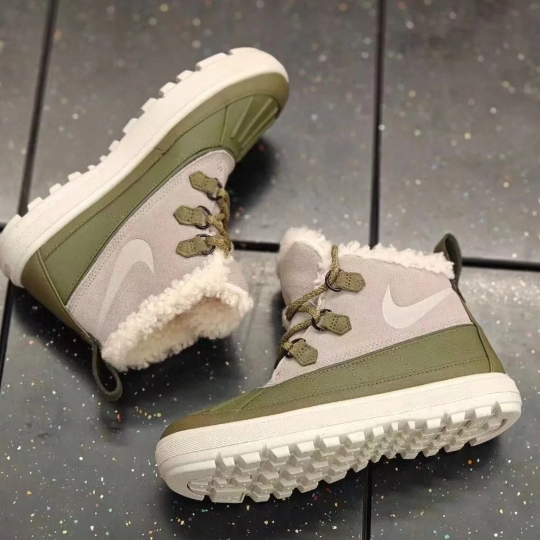 custom review-Nike Woodside Ботильоны Женские Серый Зеленый