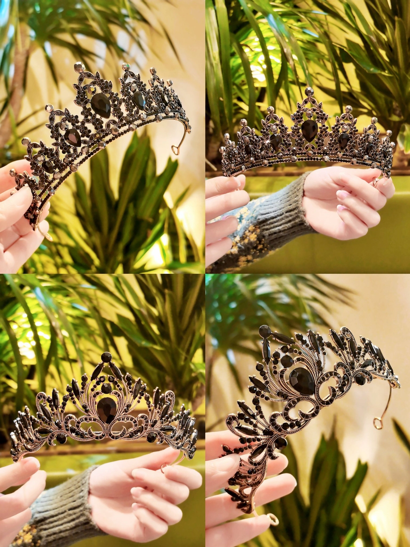 纠结ing!黑色皇冠写真,二选一,姐妹们快来帮我选选!