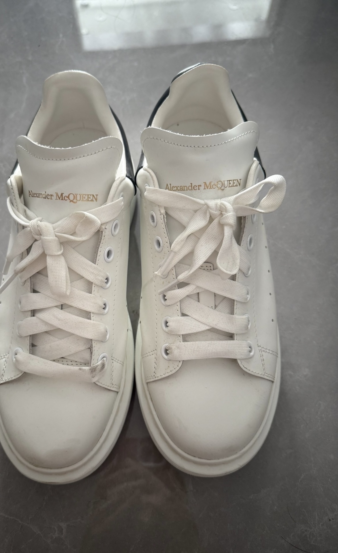 麦昆mcqueen小白鞋是真的爱啊!