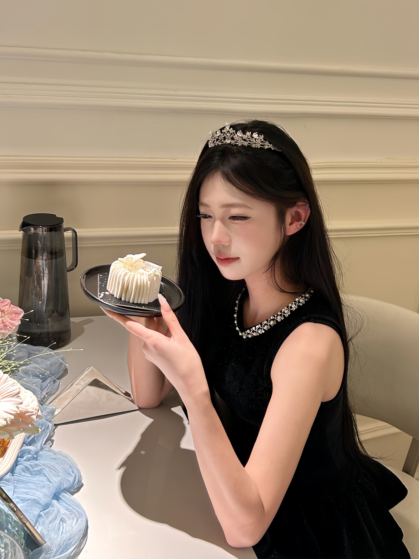 custom review-Cosyism MISS Kora Без рукавов Платье Женское Комплект с Юбкой Набор в Коробке