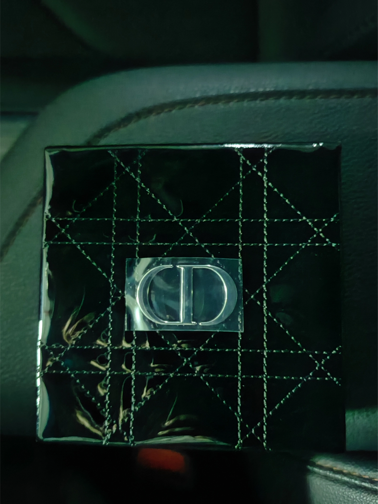 custom review-DIOR Ярко-голубой Золотой Двойной Пачка Помада Плетеный Узор Кожа Коробка Набор Макияжа Бархат