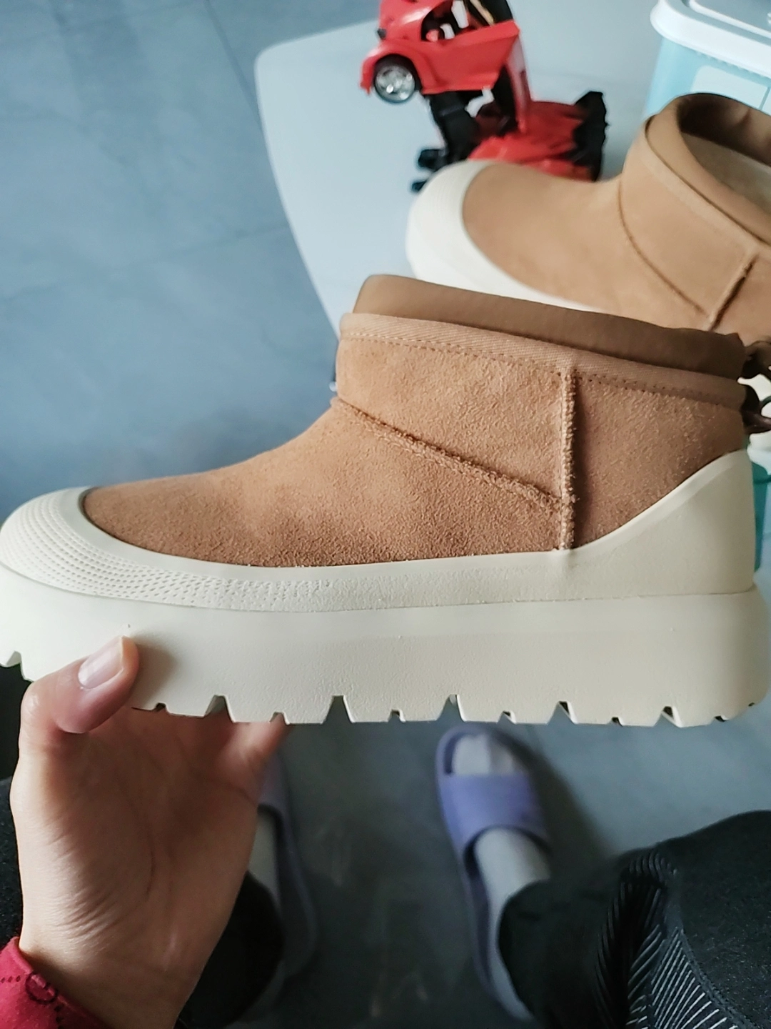 custom review-UGG CL Ультра Мини WEATHER Теплый Короткий Снегокат Мужской