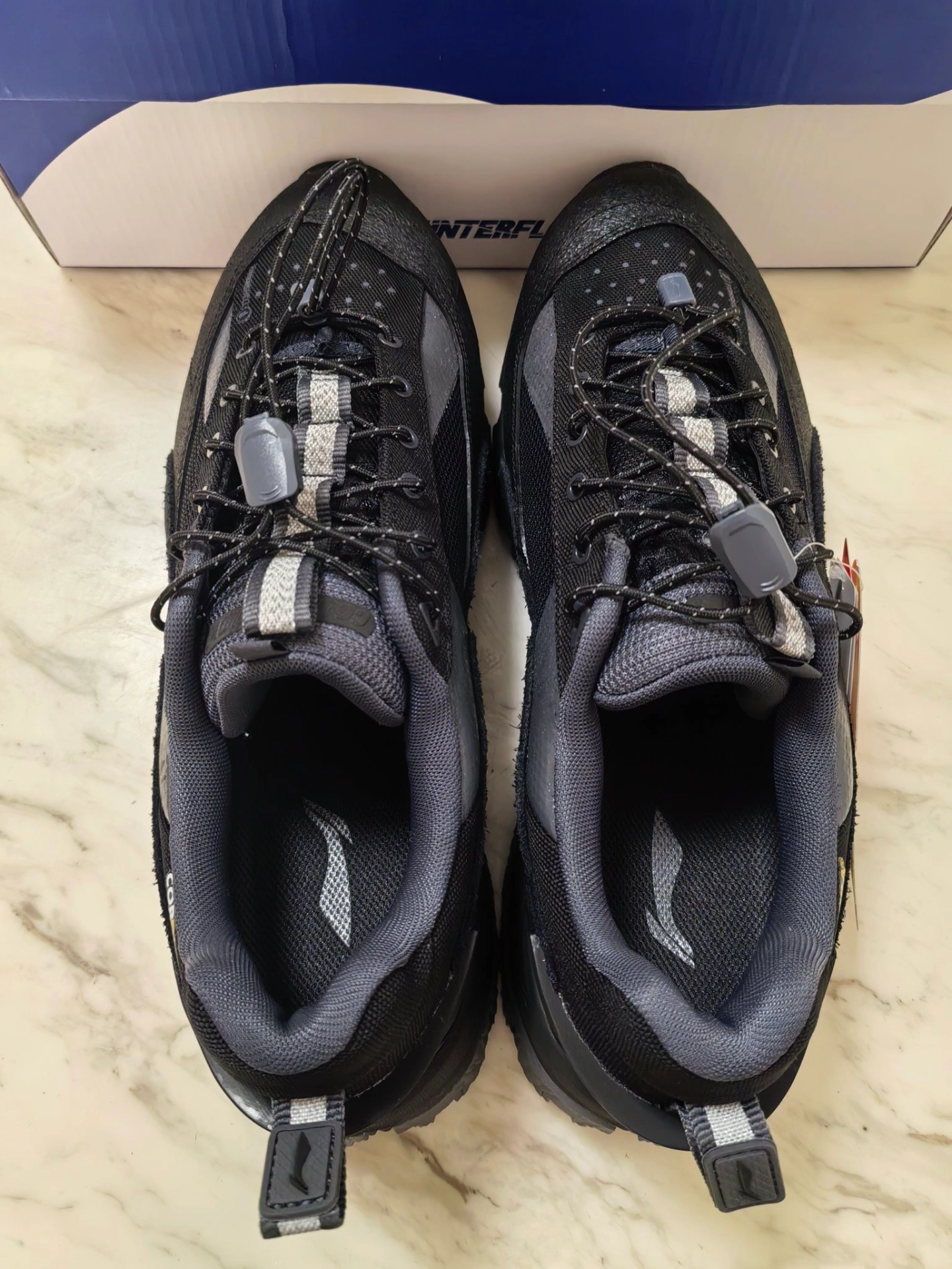 custom review-Лайнер Outdoor CF Tracing Wild Xingshan PRO Амортизация Водонепроницаемый Низкий Топ Повседневная Обувь Мужская Черный