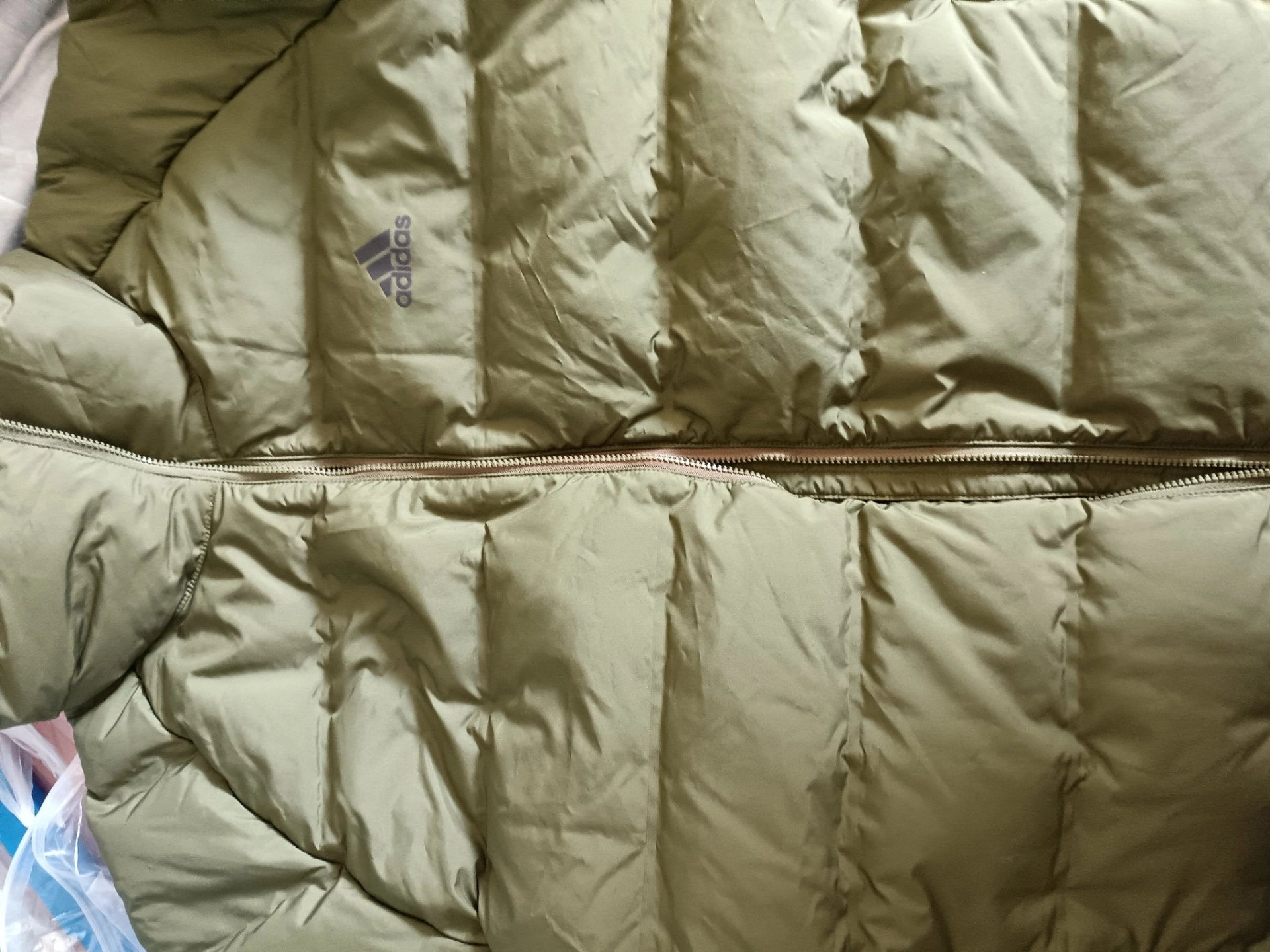 custom review-Adidas Army Green Мужские Пуховики