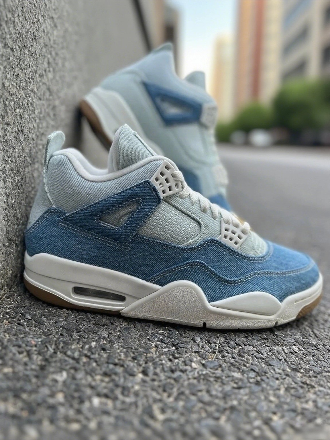 aj4 蓝白配色也太绝了!