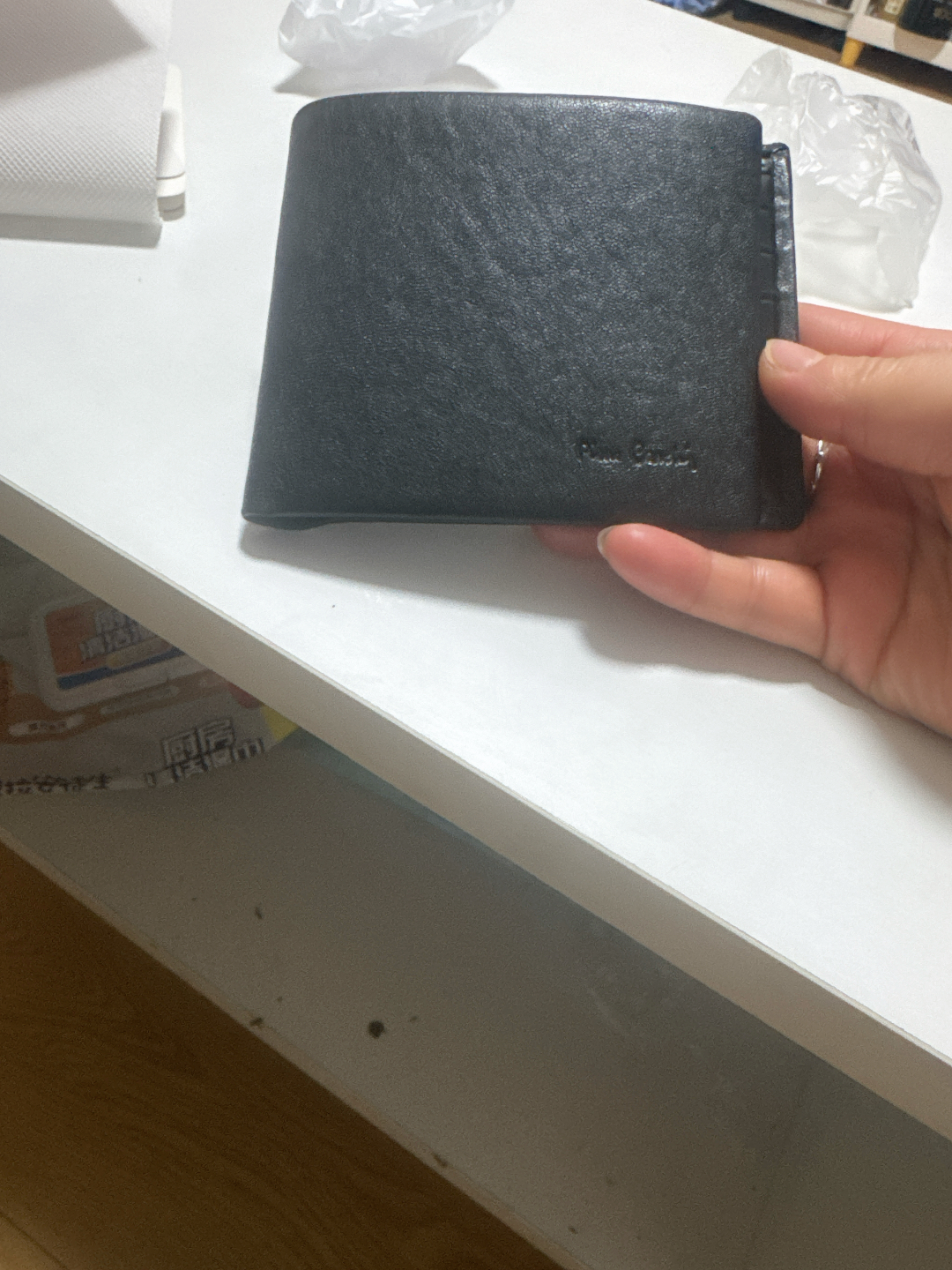 custom review-PIERRE CARDIN Кошелек из коровьей кожи стандартный (стандартный) мужской черный