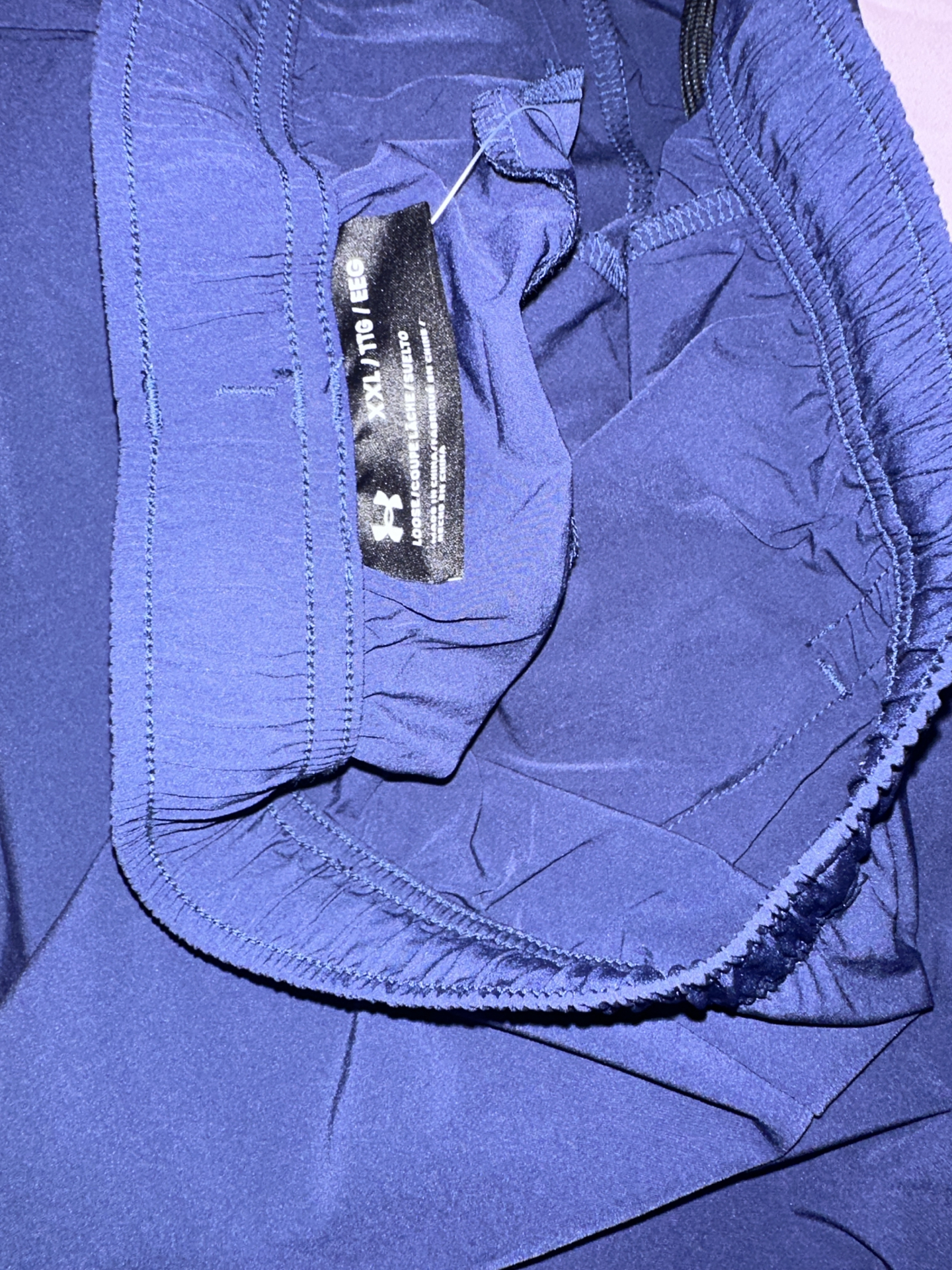 custom review-Under Armour Вязаные тренировочные брюки мужские цвет коллегиальный синий