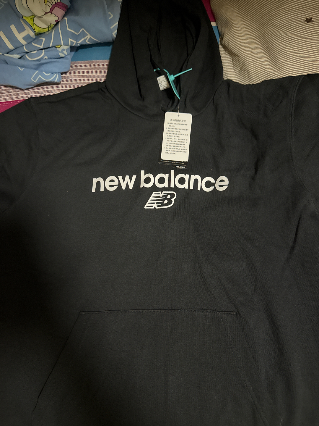 custom review-New Balance совместный бренд Черные мужские свитшоты