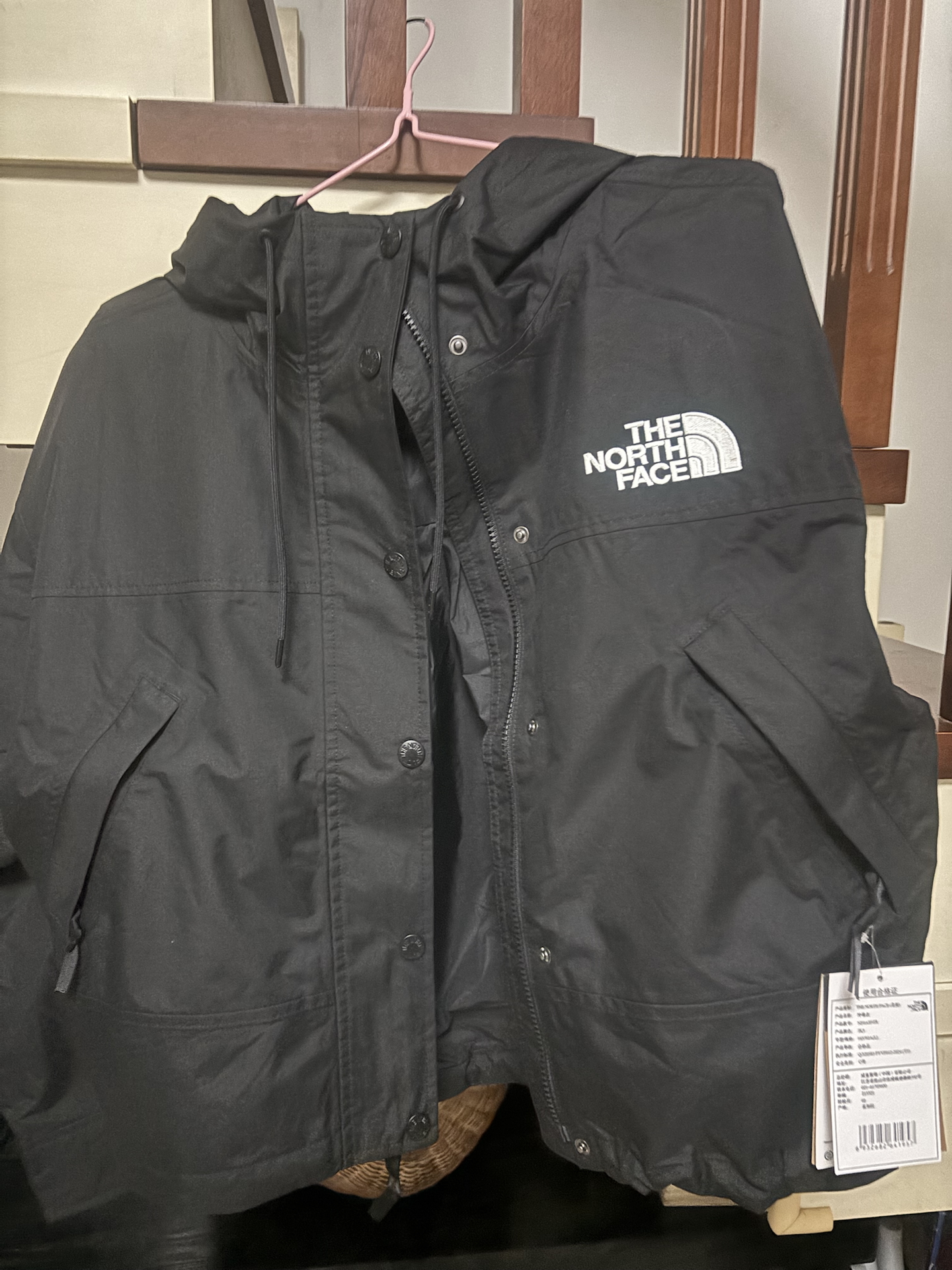 custom review-THE NORTH FACE REIGN ON Поход Водонепроницаемый Ветрозащитный Дышащий и Устойчивый к Износу Ветровка Женские