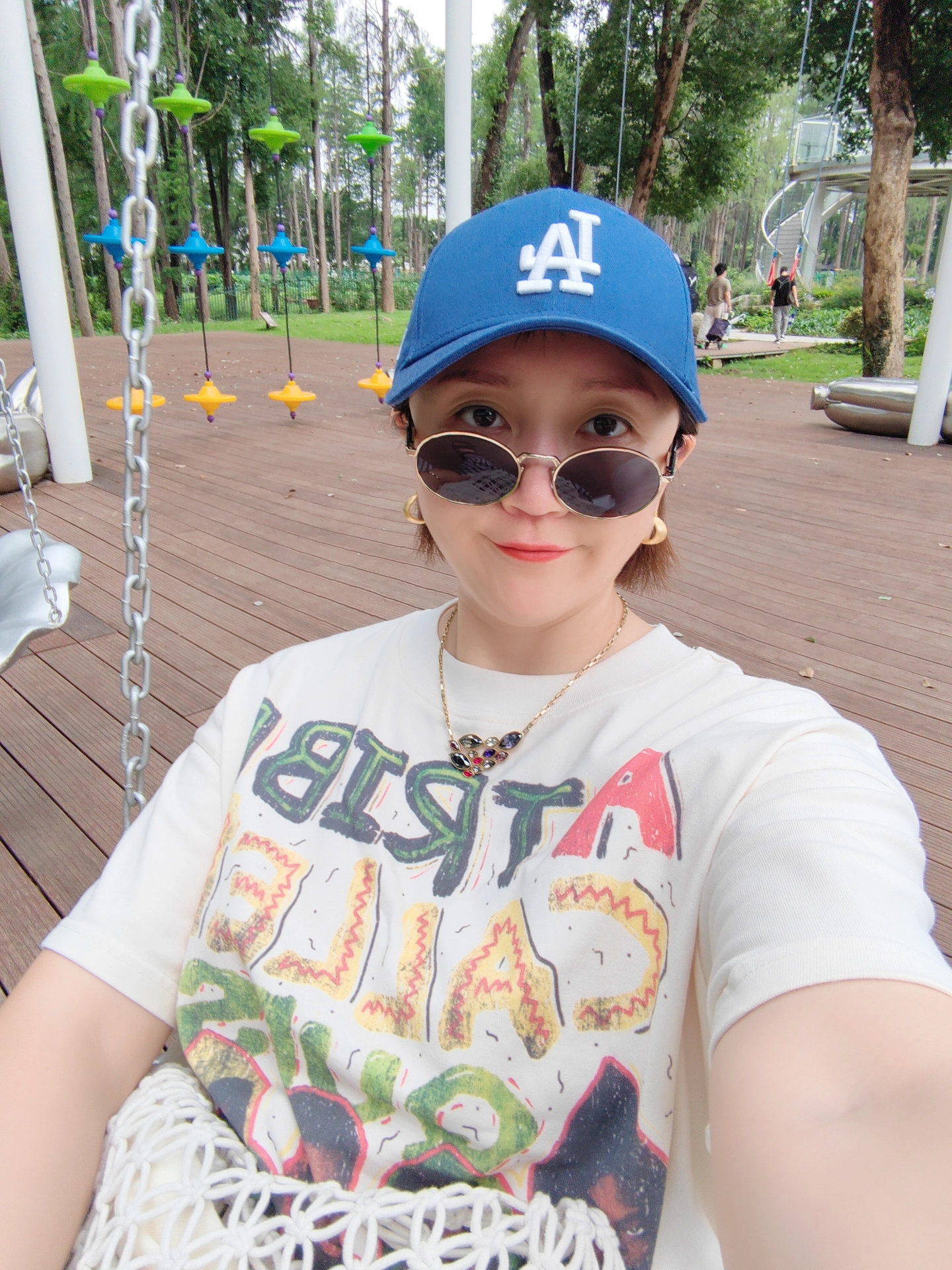custom review-PRADA Сплав OVAL SUNGLASSES Женские Золото
