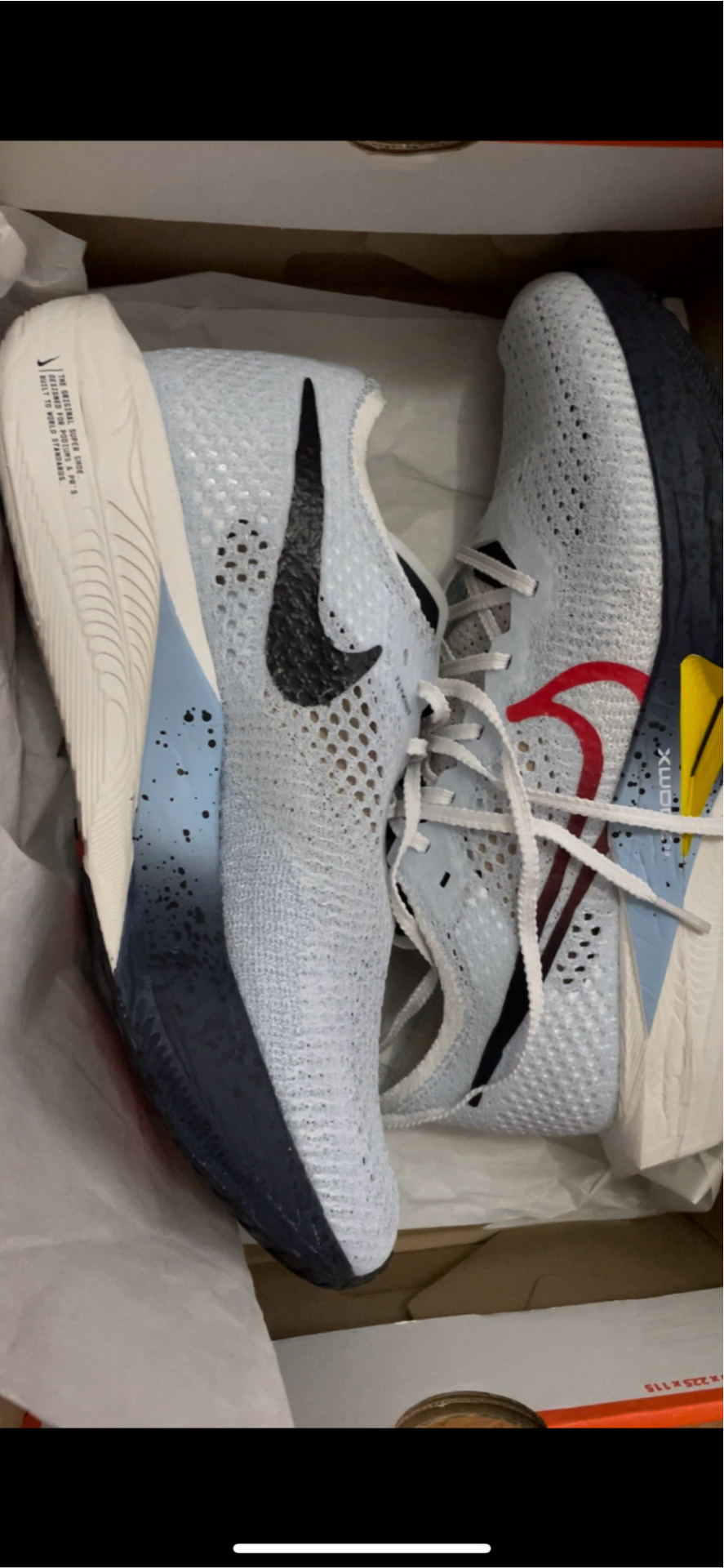 custom review-Nike ZoomX Vaporfly 3 Low Топ Марафон Длинный Бег Гонка Беговые Кроссовки Мужской Синий