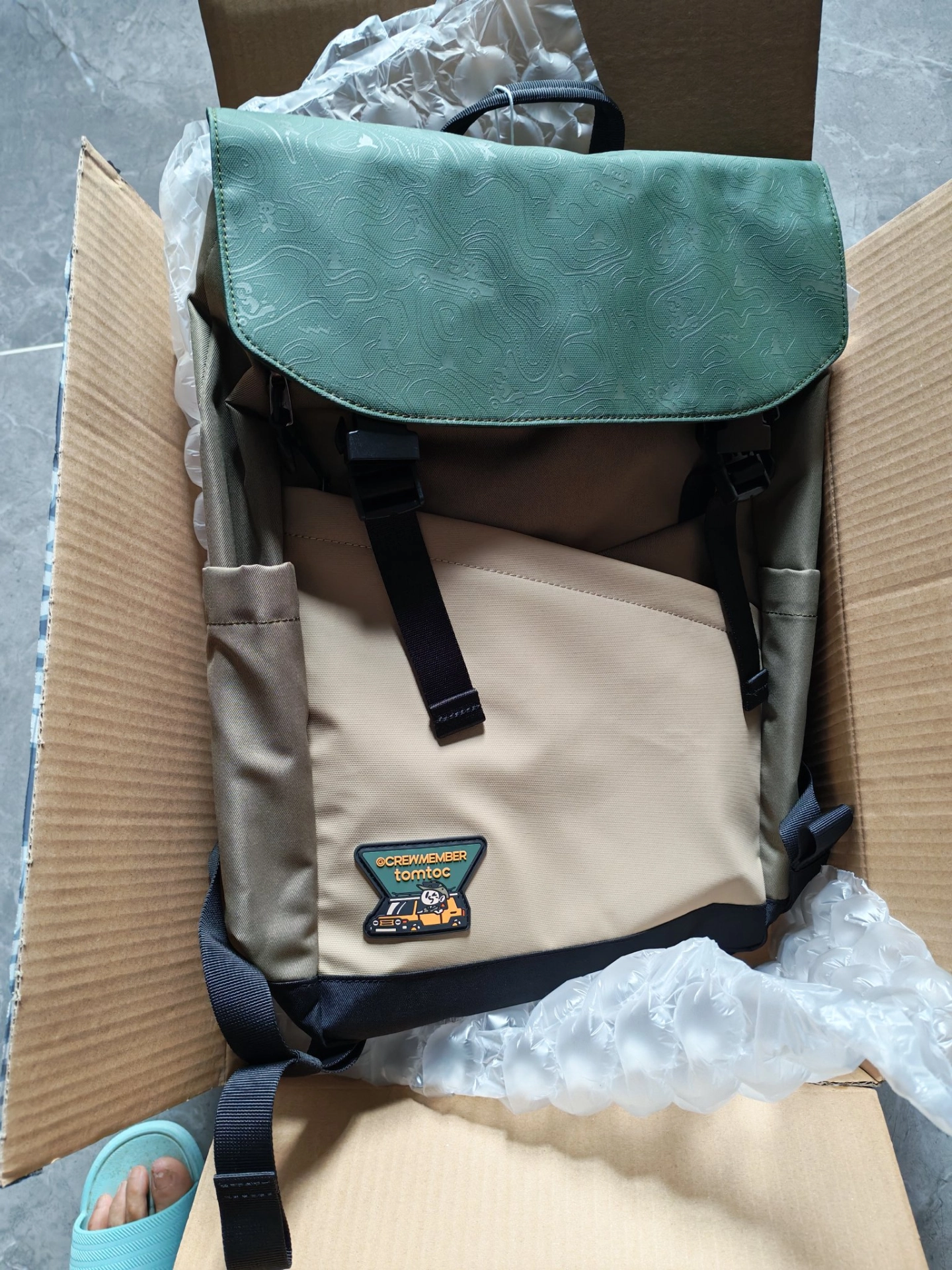 custom review-Tomtoc Полиэстер Рюкзак Ноутбук Сумка Стандартная (Standard) Унисекс Метеорит Чернила Черный Лунный Камень Серый