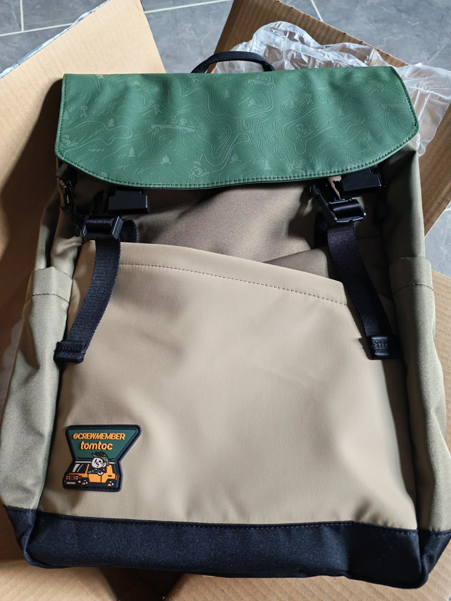 custom review-Tomtoc Полиэстер Рюкзак Ноутбук Сумка Стандартная (Standard) Унисекс Метеорит Чернила Черный Лунный Камень Серый