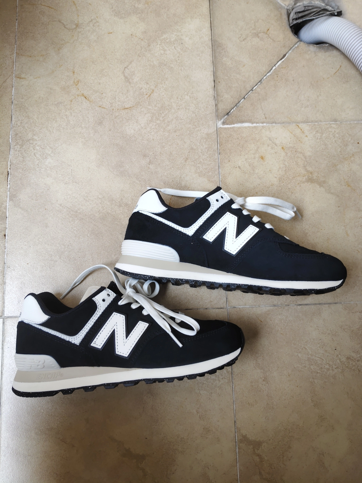 custom review-New Balance NB 574 Low Топ Casual Унисекс Черный